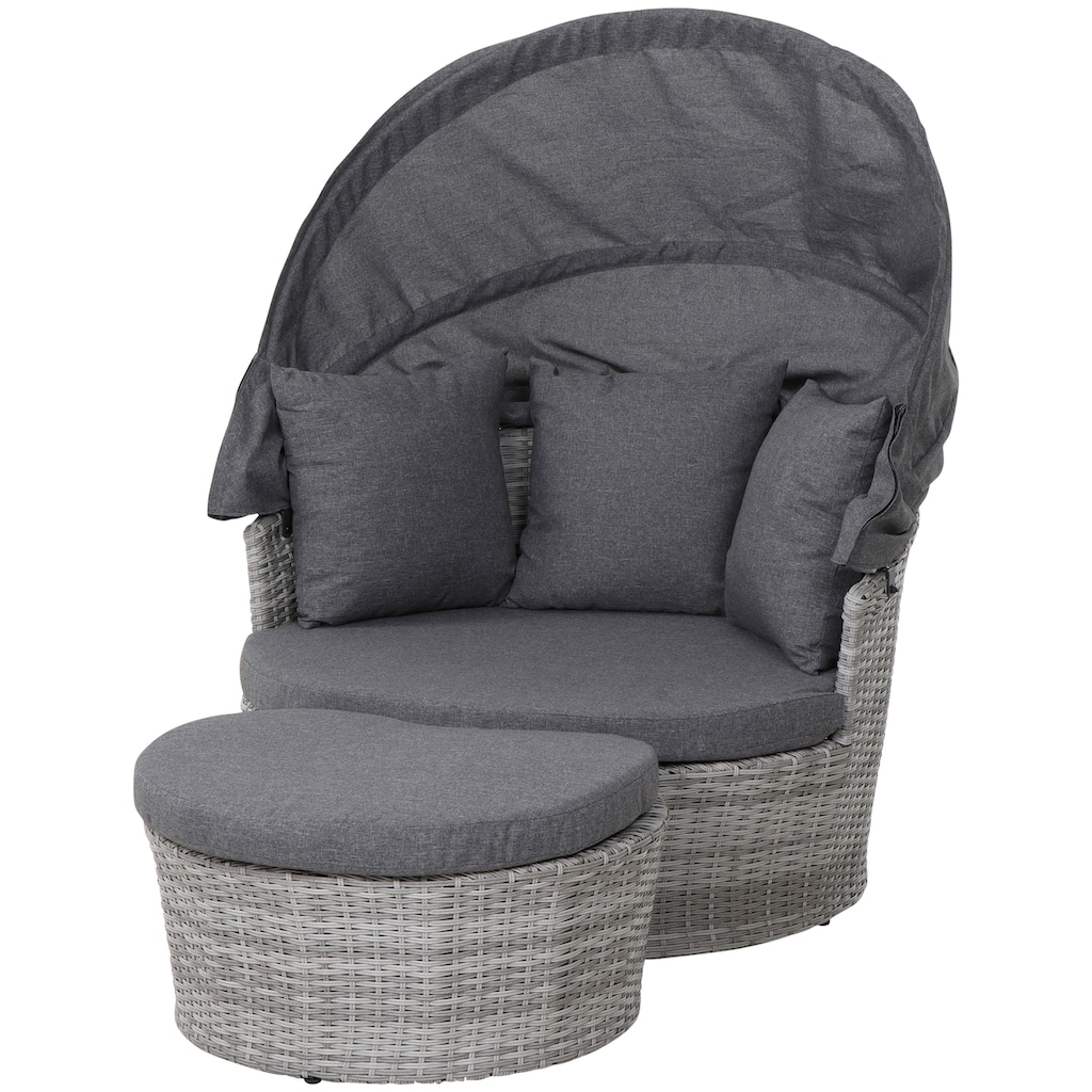 Siena Garden Gartenlounge-Set »Luna«, (Set, 2 tlg.)