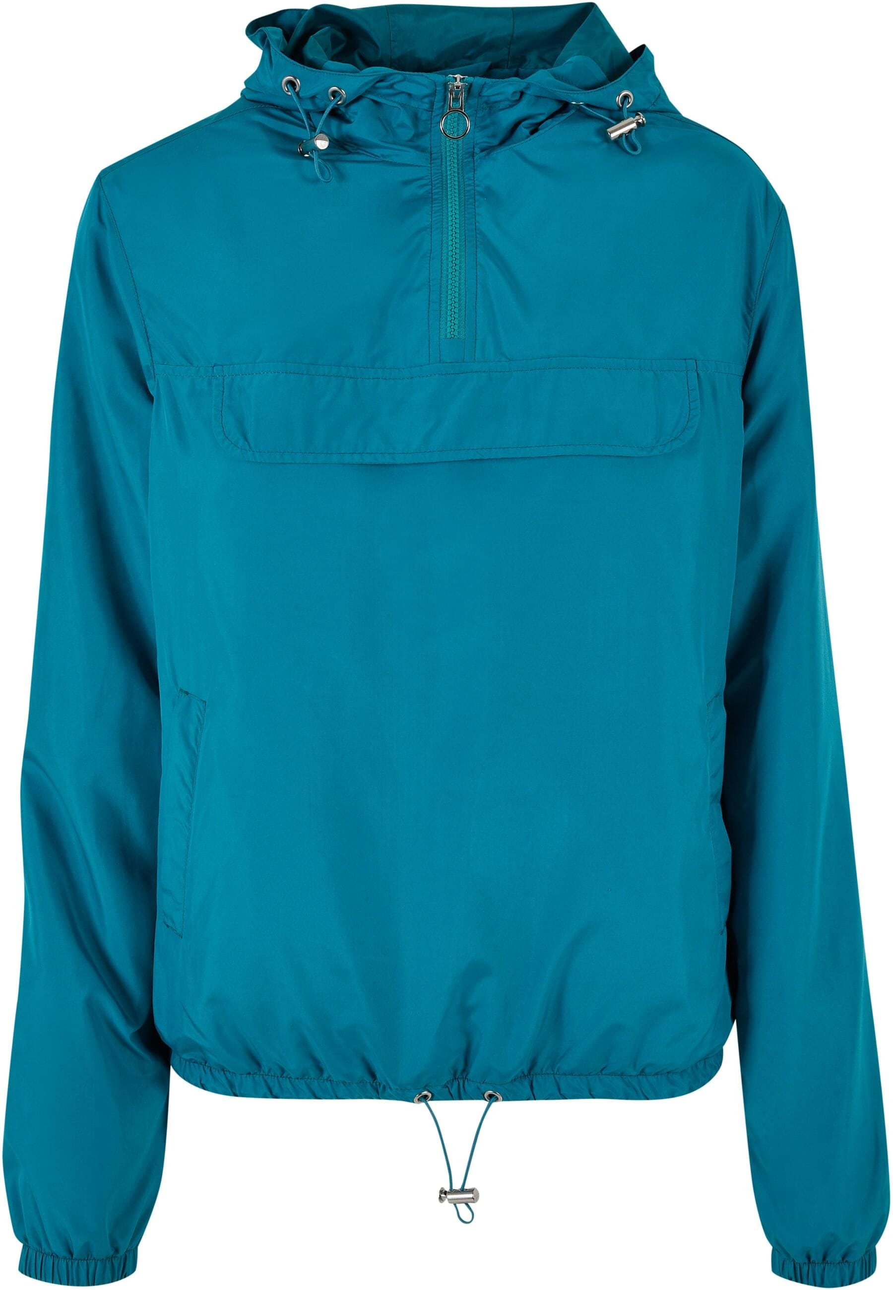 URBAN CLASSICS Allwetterjacke "Urban Classics Damen Ladies Basic Pull Over Jacket", (1 St.), mit Kapuze