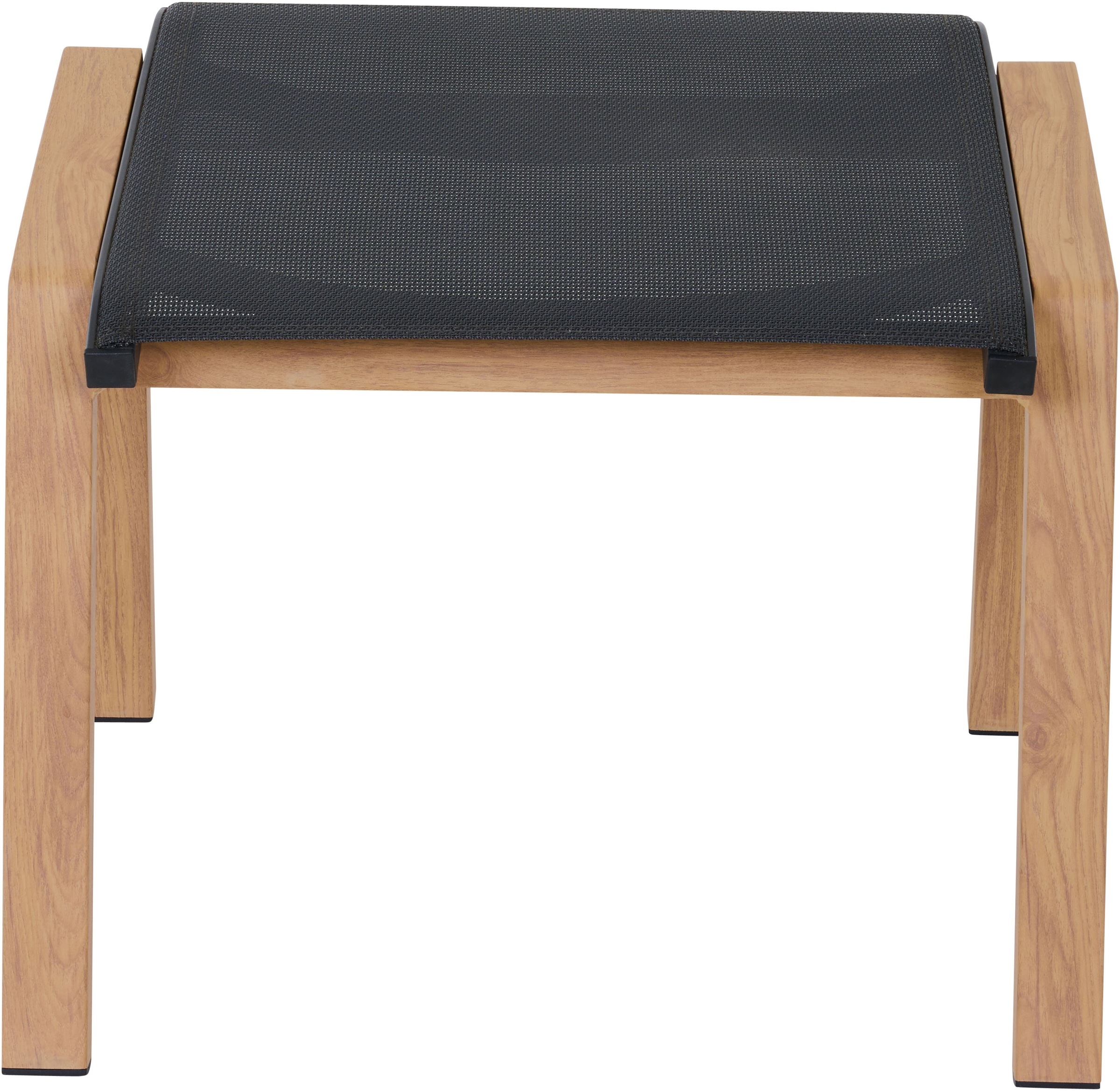 Siena Garden Hocker »CATANIA« Aluminiumgestell in teaklook, Ranotex® Bezug, Dining Hocker