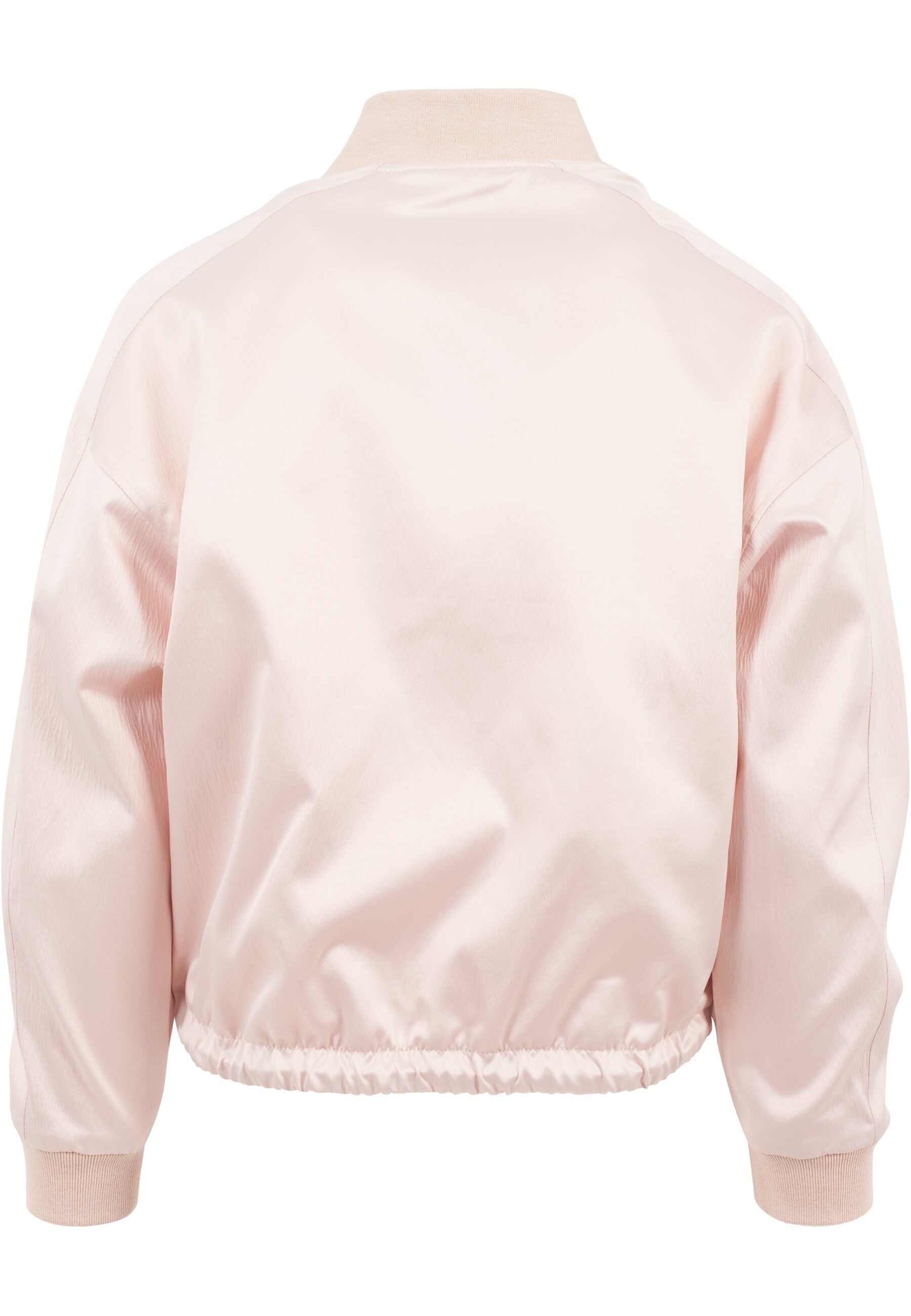 URBAN CLASSICS Allwetterjacke »Urban Classics Damen Ladies Satin Kimono Blouson«, (1 St.), ohne Kapuze