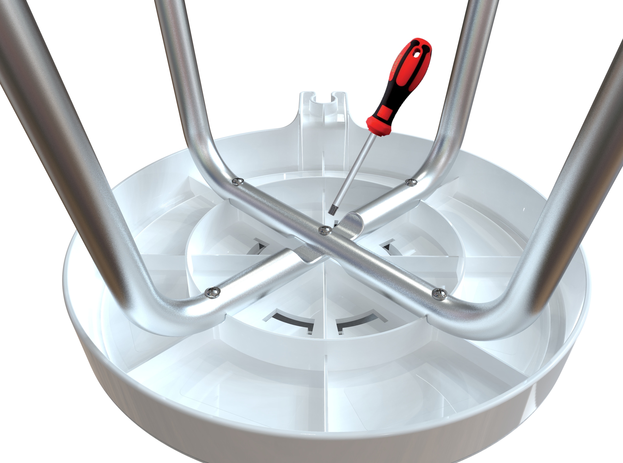 Bischof Dusch- und Badhocker »Rotate 2.0«, belastbar bis 150 kg, TÜV/GS geprüft, drehbare Sitzfläche und Ablage, in 2 Farben