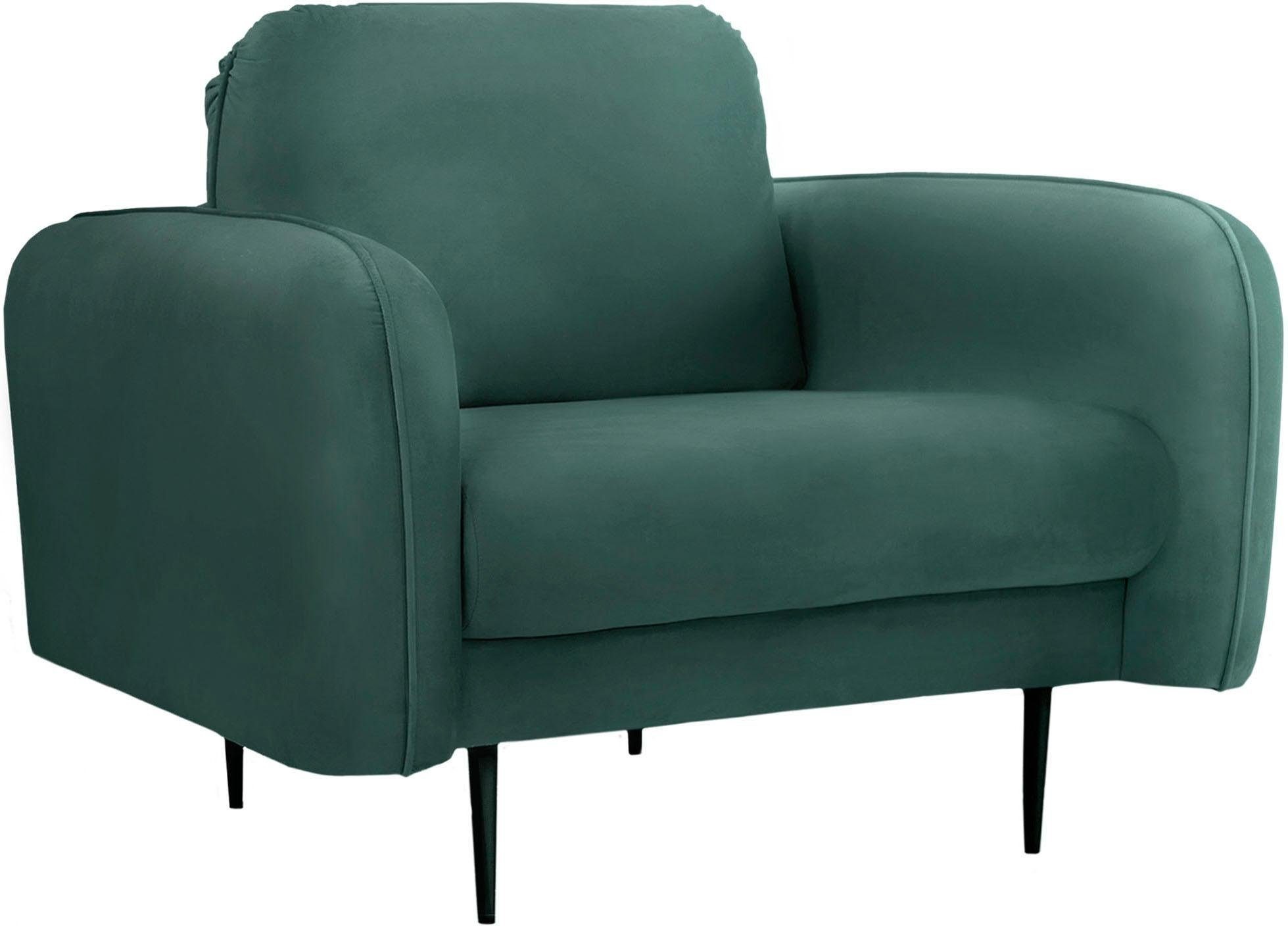 Home affaire Sessel "Skidi" mit losem Rückenkissen und Keder oben auf der A günstig online kaufen