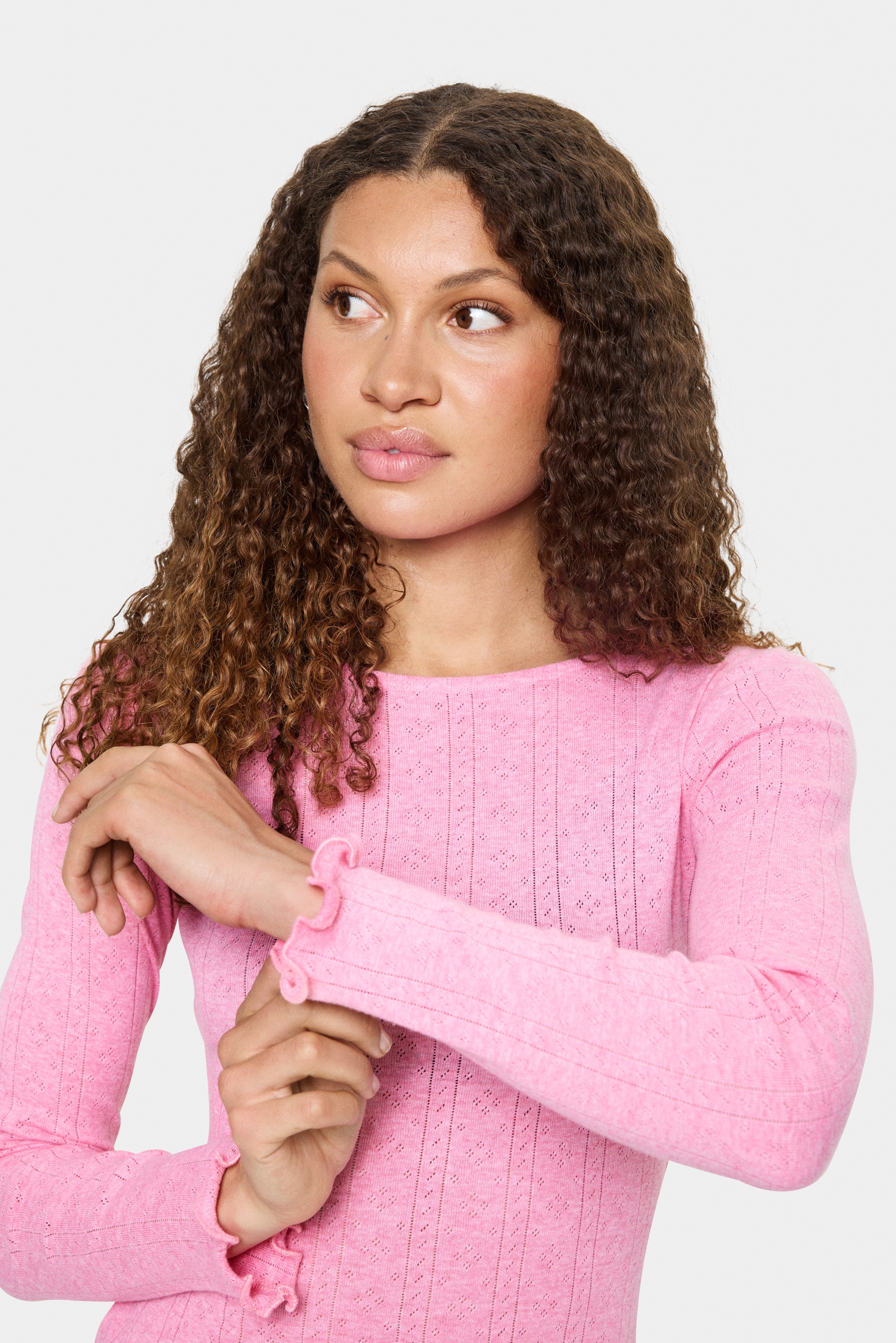 Thumbnail - Saint Tropez Langarmshirt "GruSZ" gewellter Saum