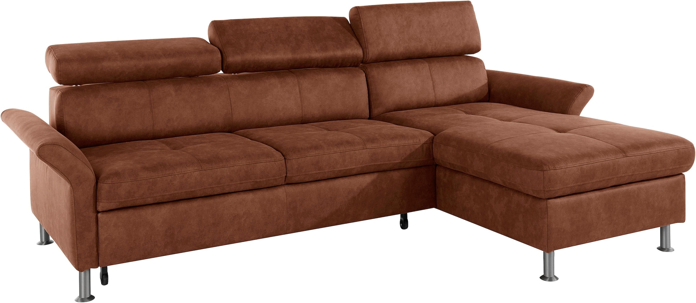exxpo - sofa fashion Ecksofa "Maretto, bequem & komfortabel, bodenfrei, Bre günstig online kaufen