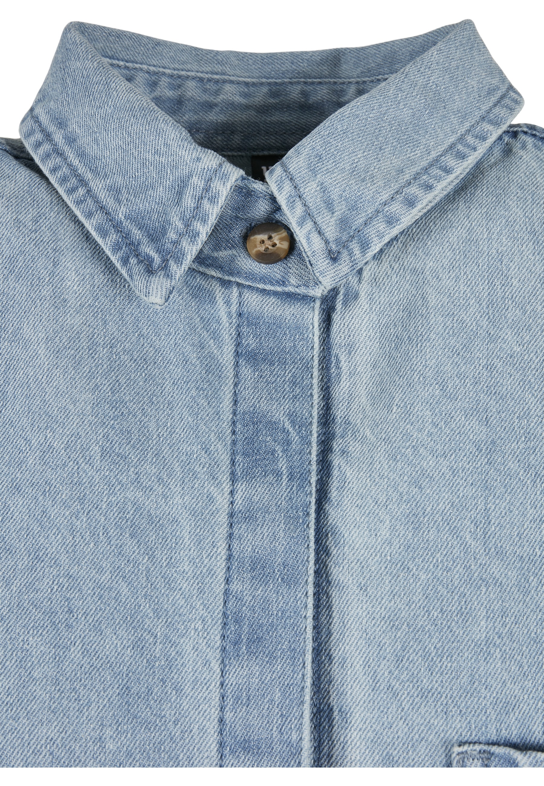 URBAN CLASSICS A-Linien-Kleid »Urban Classics Ladies Oversized Denim Shirt Dress« 1 tlg.