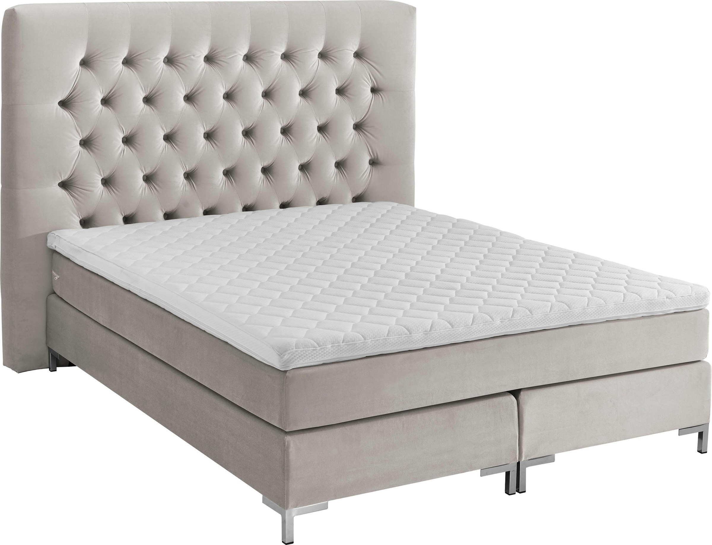 ATLANTIC home collection Boxspringbett "Ronja", mit Topper und extra hohem günstig online kaufen