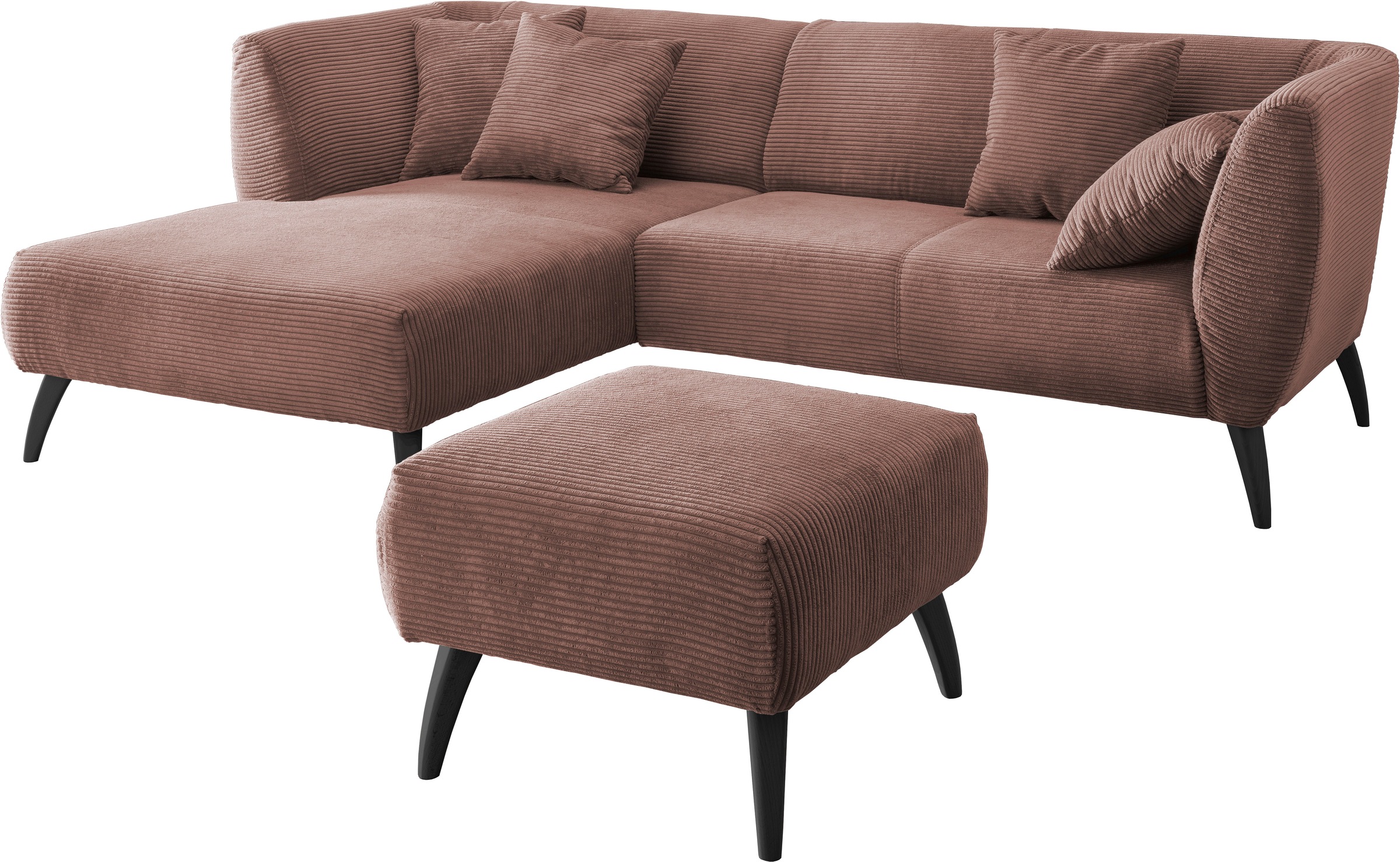 INOSIGN Ecksofa "Colori Polstermöbel mit zeitlos eleganter Rückenführung. L günstig online kaufen