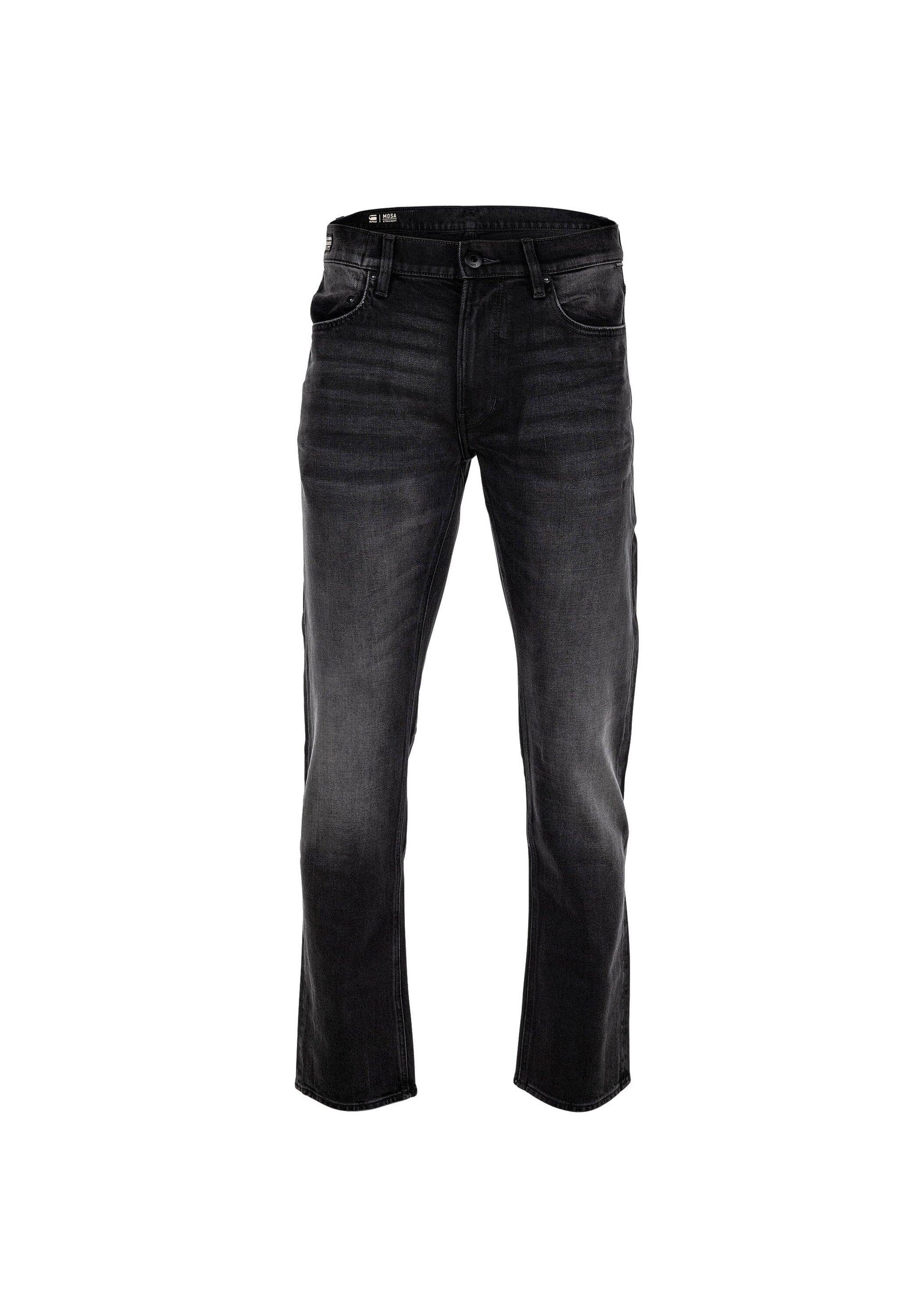 G-STAR Regular-fit-Jeans "Jeans Mosa Straight Worn in Black Moon" günstig online kaufen