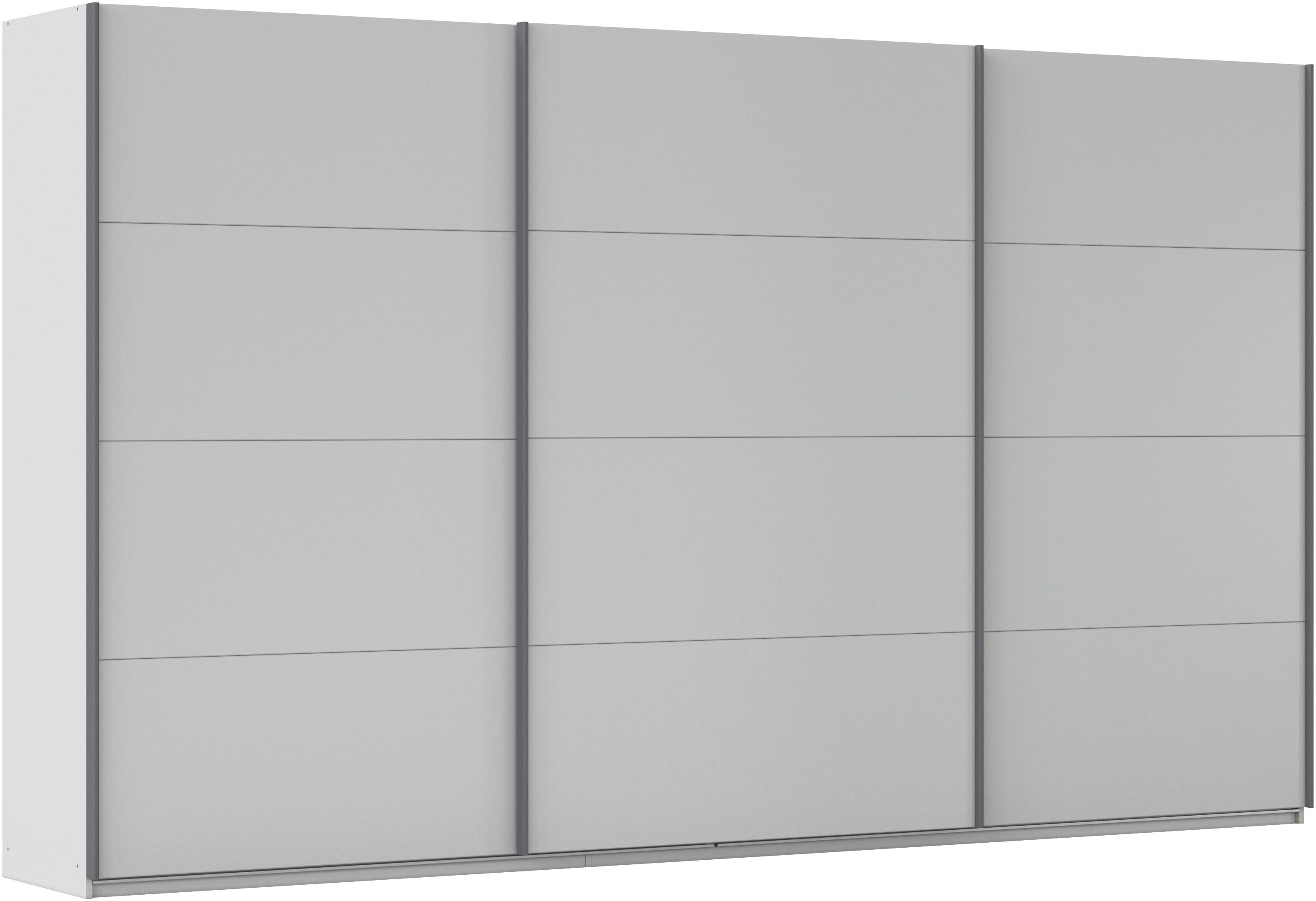 OTTO home Schwebetürenschrank "Kleiderschrank Schrank Garderobe AGORDO mit Dekor- oder Hochglanzfront" Breiten 203/271/315/360 cm in drei Griff-Farben - NEU: Farbe SCHWARZ, in 4 Breiten und 2 Höhen MADE IN GERMANY