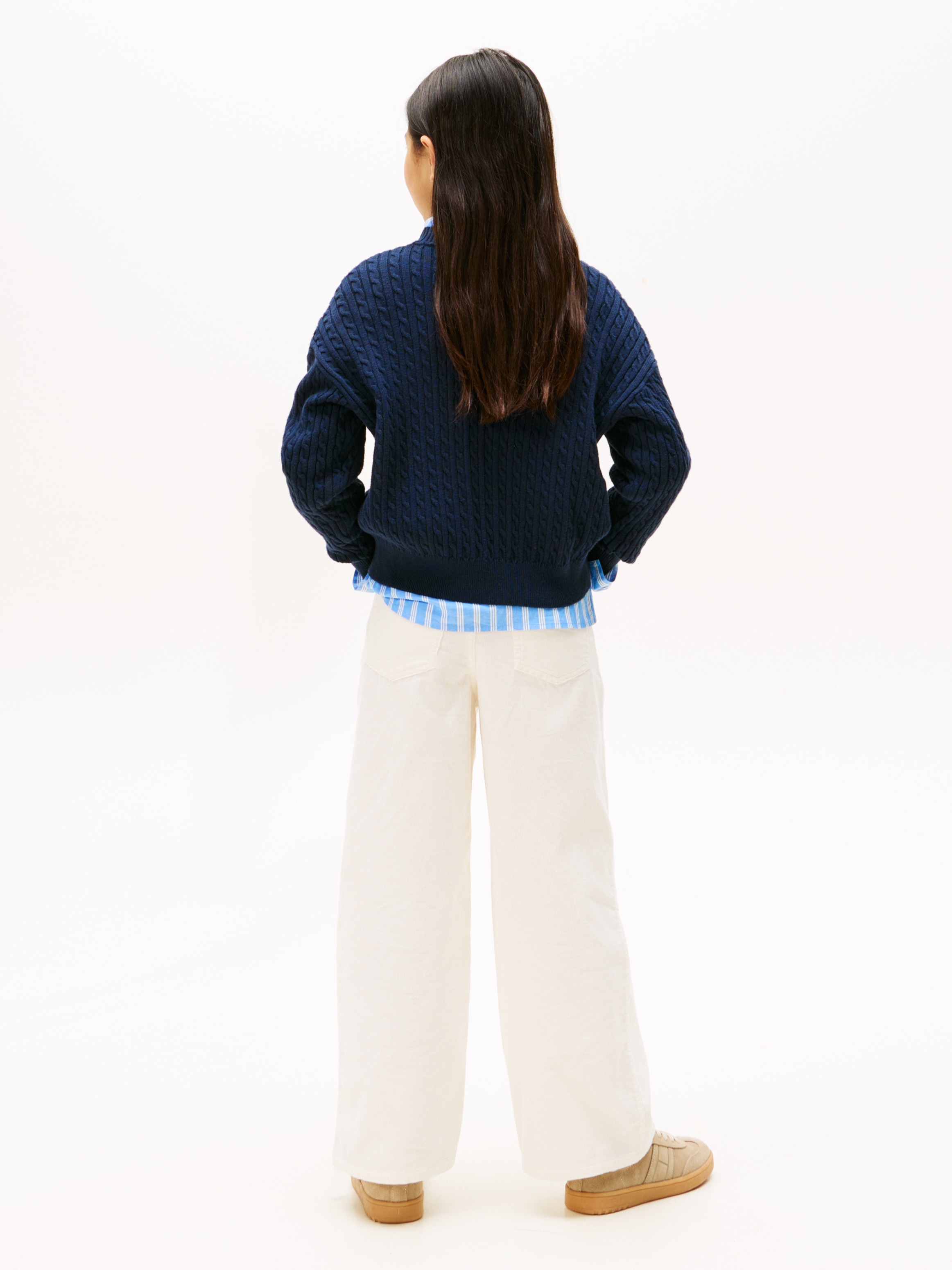 Tommy Hilfiger Strickpullover »CABLE SWEATER« Kinder bis 16 Jahre