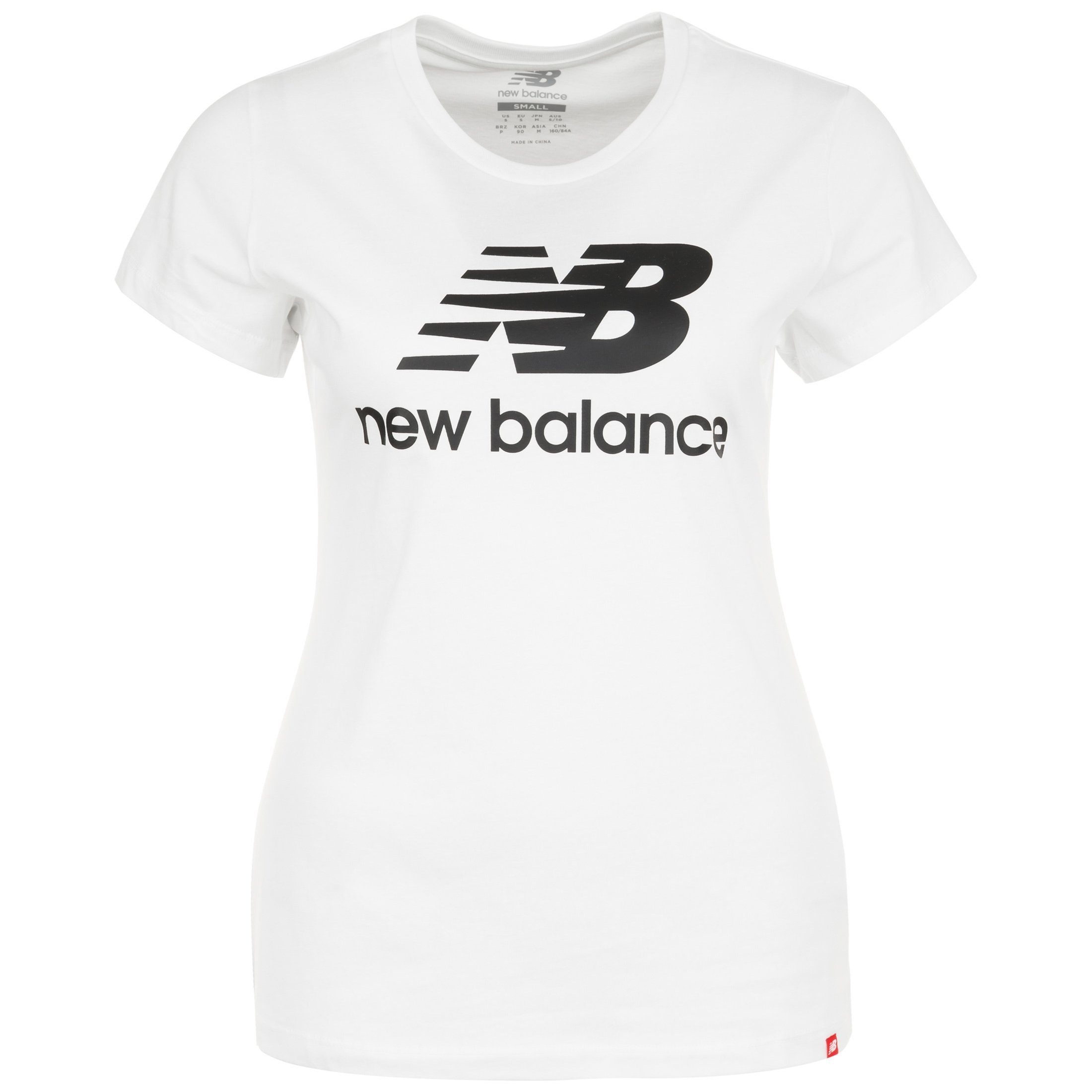 New Balance T-Shirt »Essentials Stacked Logo« auf Rechnung ...