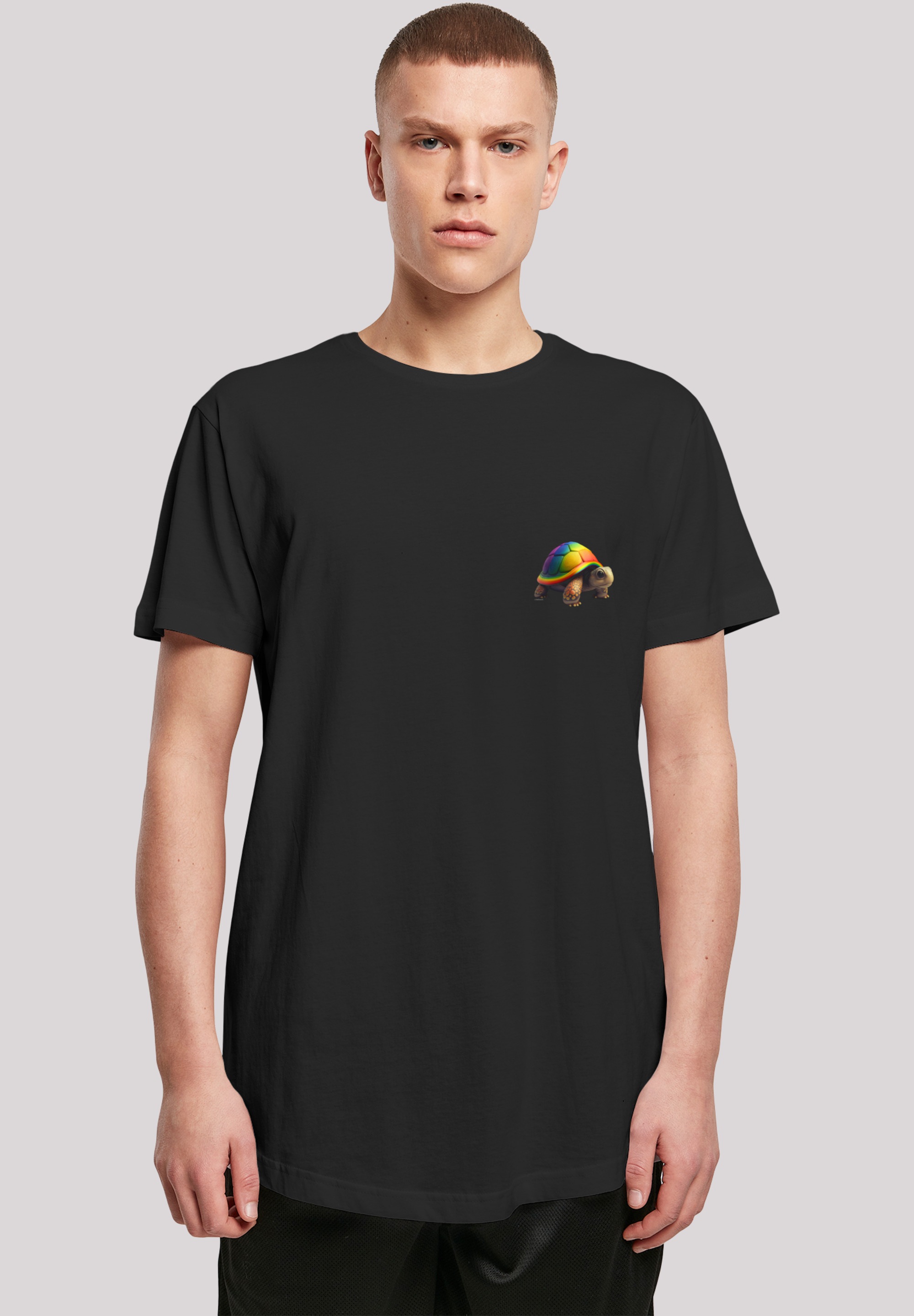 T-Shirt »Rainbow Turtle LONG TEE«, Print