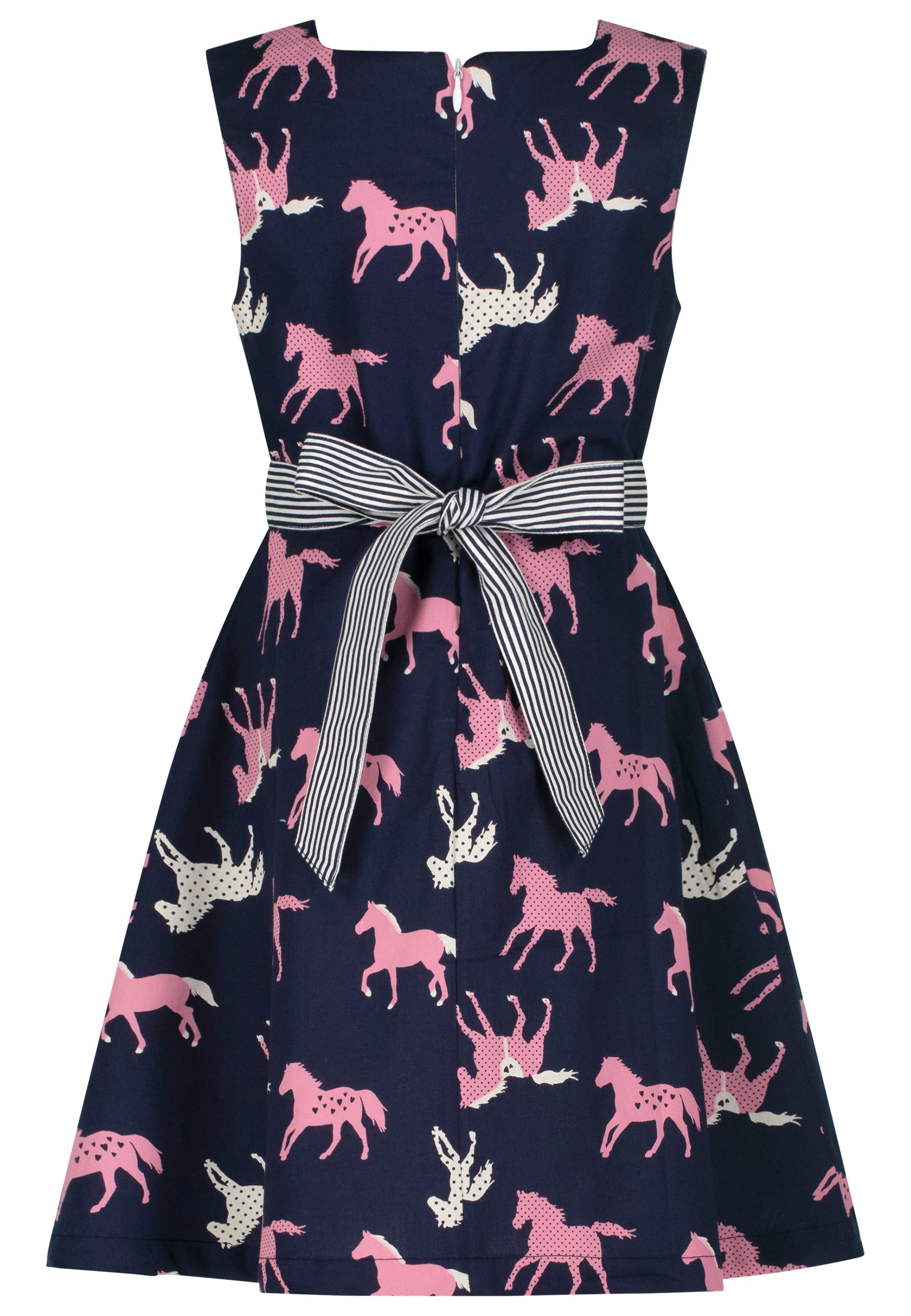 SALT AND PEPPER Jerseykleid »Gewebt«, mit tollem Pferde-Alloverprint