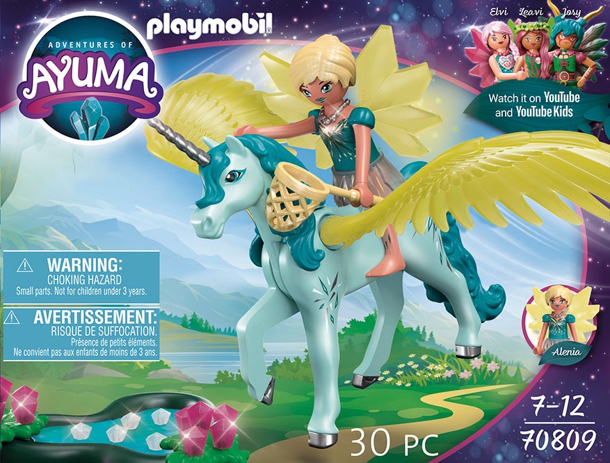 Playmobil® Konstruktions-Spielset »Crystal Fairy mit Einhorn (70809), Adventures of Ayuma«, (30 St.), Made in Europe