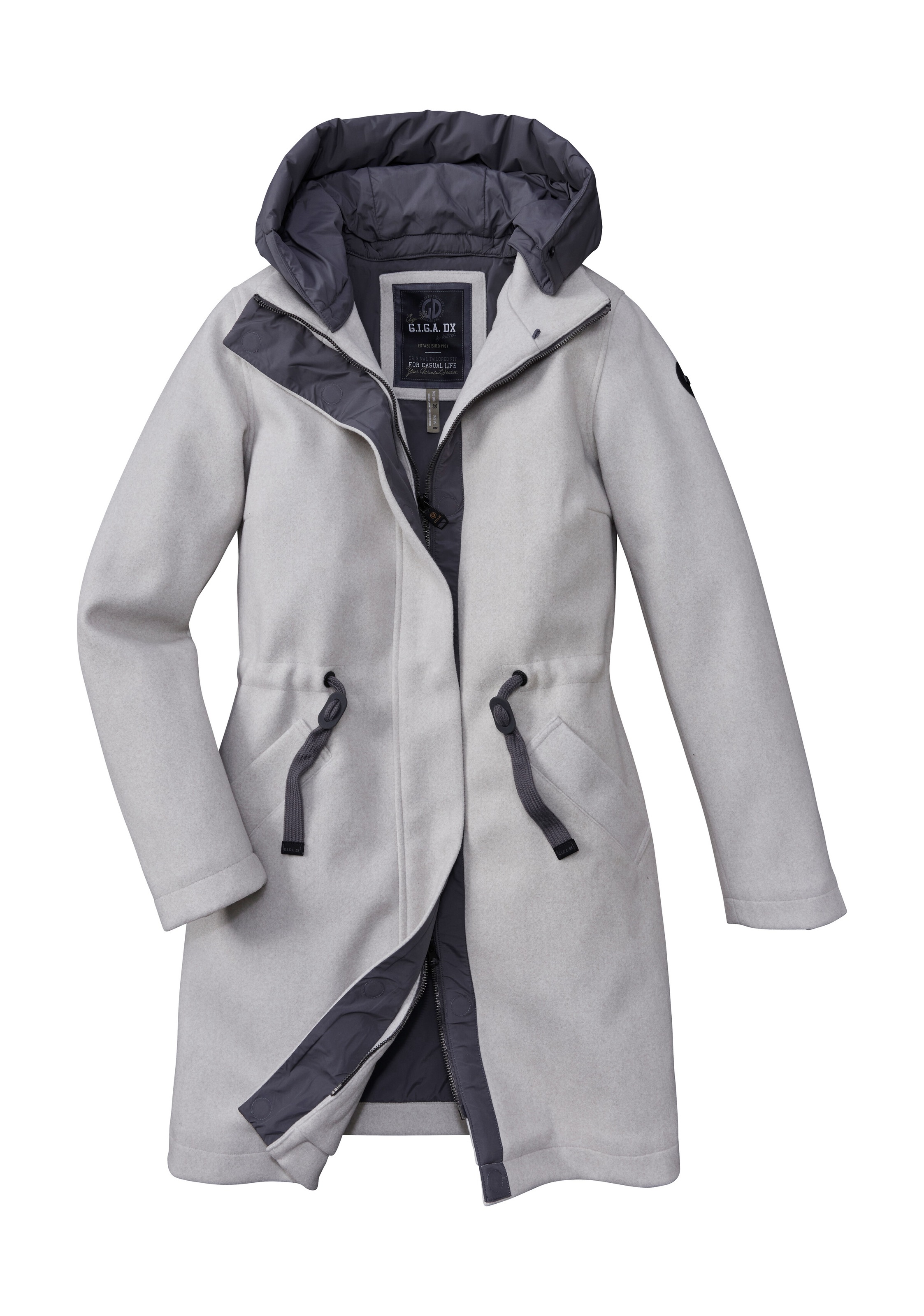 G.I.G.A. DX by killtec Parka »GW 46 WMN PRK«, Vielseitiger Damen Parka mit 2-Wege-Reißverschluss und abnehmbarer Kapuze