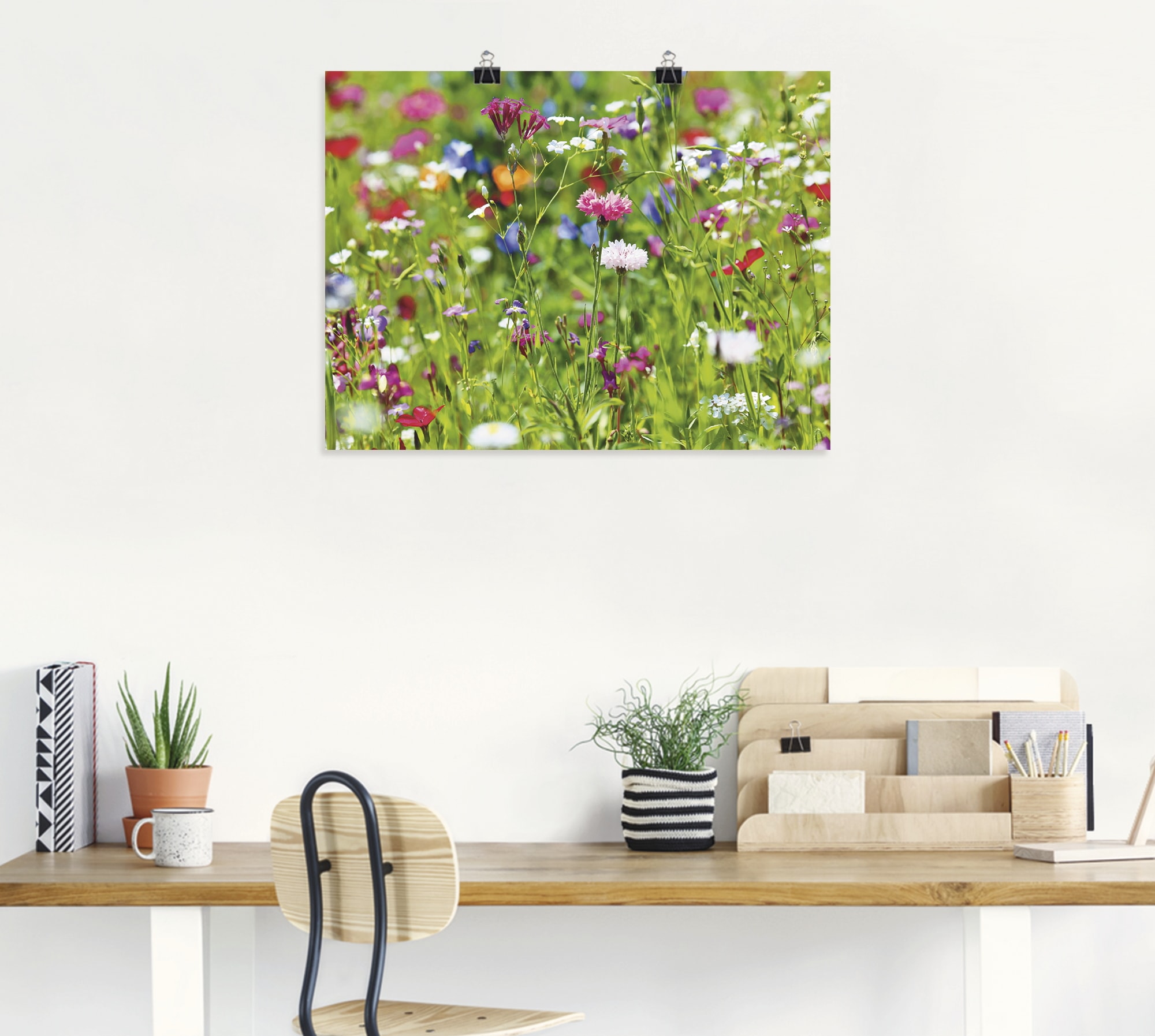Artland Wandbild »Blumenwiese I« Blumenwiese 1 Stk. tlg. als Leinwandbild, Poster in verschied. Größen
