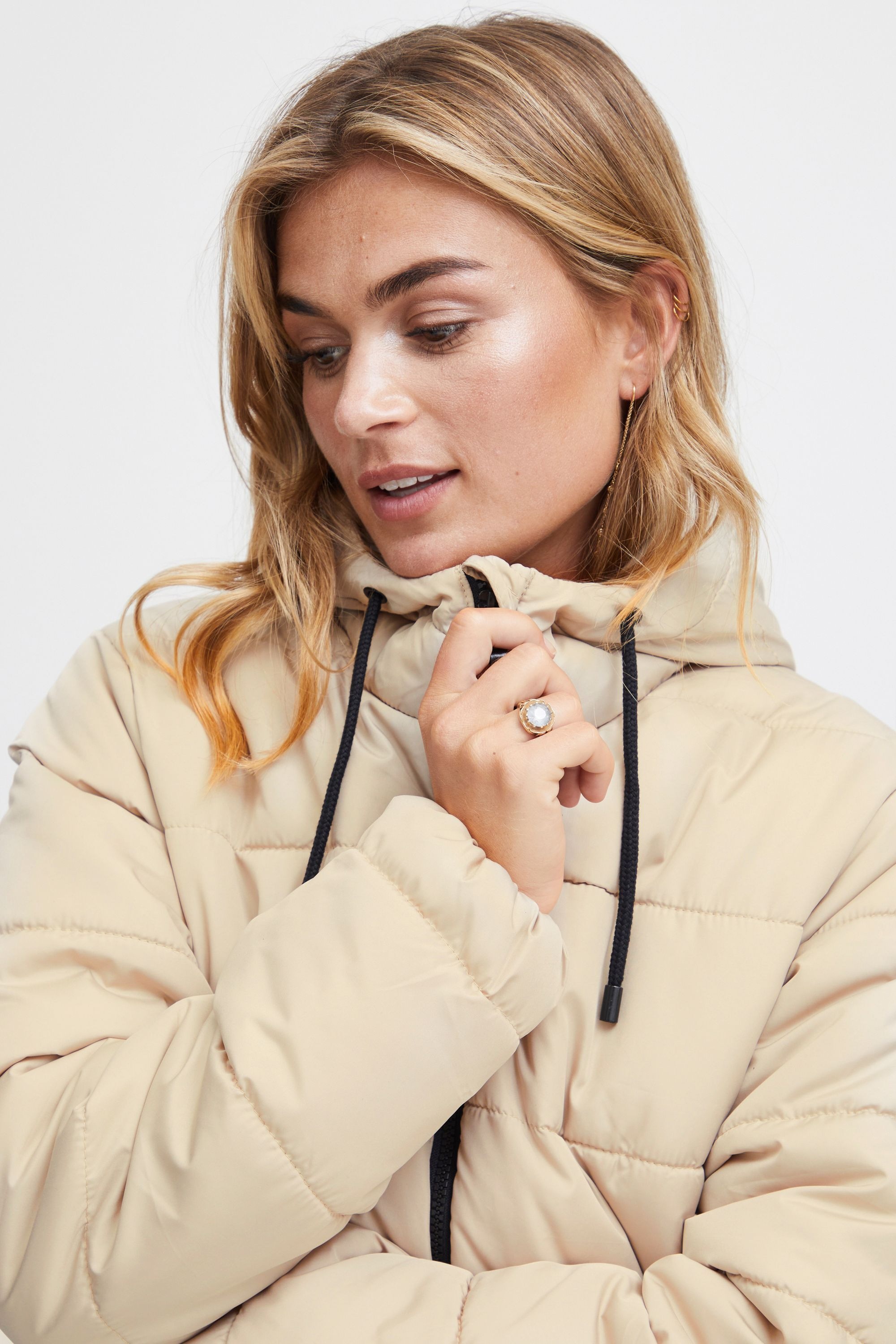 fransa Steppjacke »Steppjacke FRMabelle«, mit Kapuze