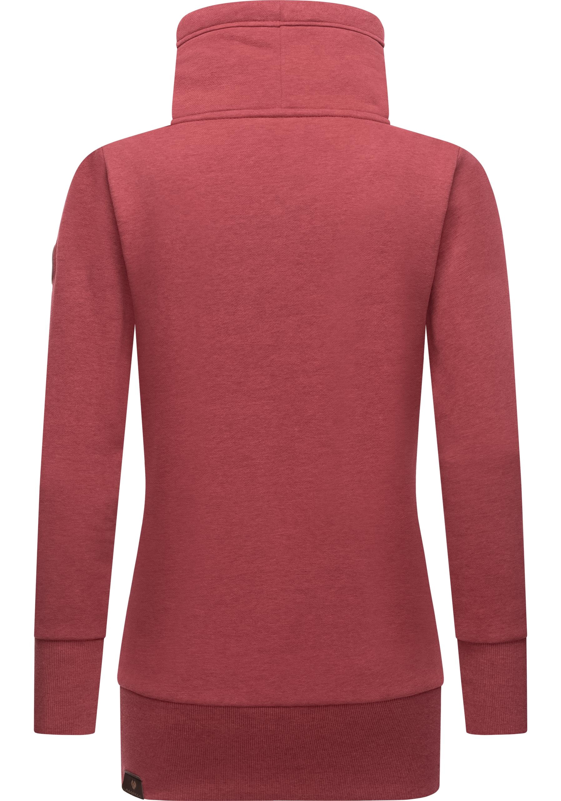 Ragwear Sweatshirt »Neska«, modischer Longsleeve Pullover mit hohem Kragen
