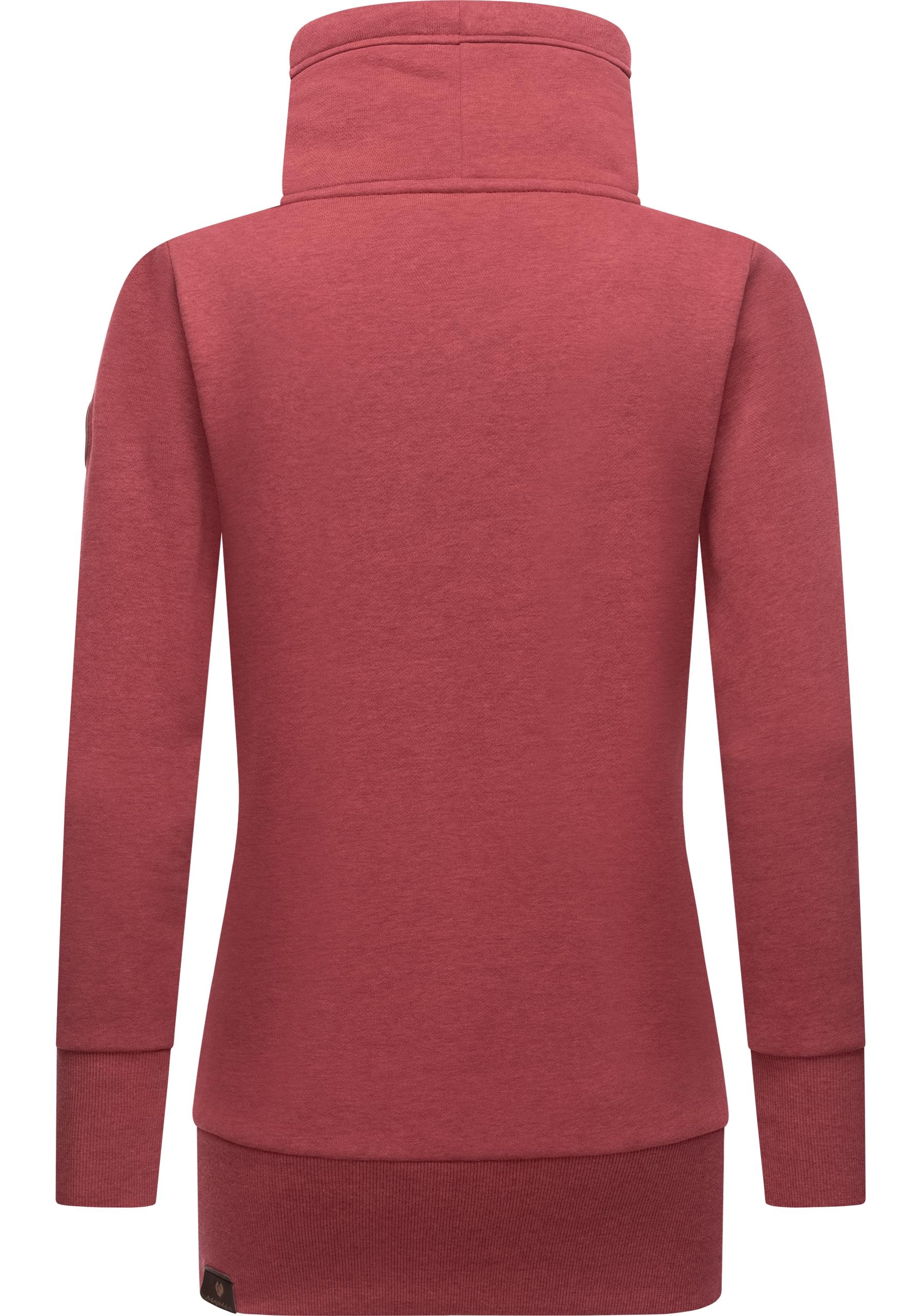 Ragwear Sweatshirt »Neska«, modischer Longsleeve Pullover mit hohem Kragen
