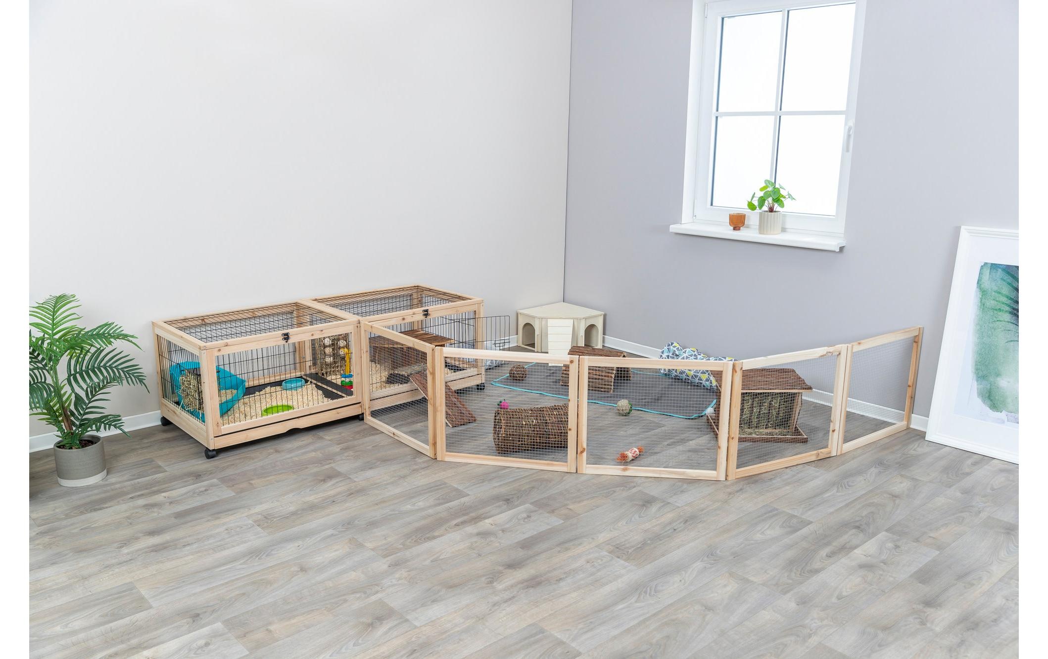 TRIXIE Freigehege »150 x 50 x 60 cm, Holz/Metall, Indoor«