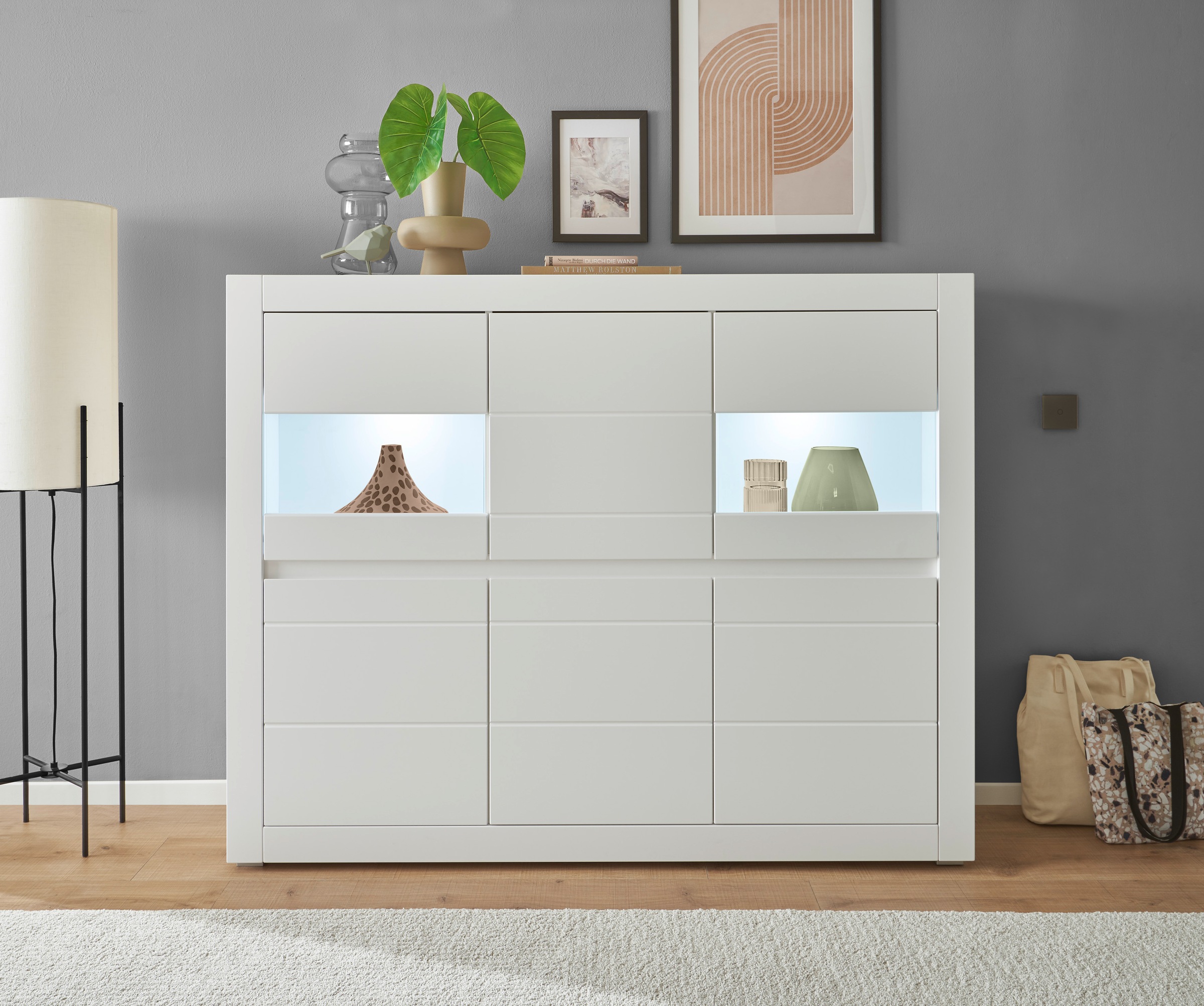 INOSIGN Highboard "Chester, moderne Kommode, Schrank mit Stauraum, Sideboar günstig online kaufen