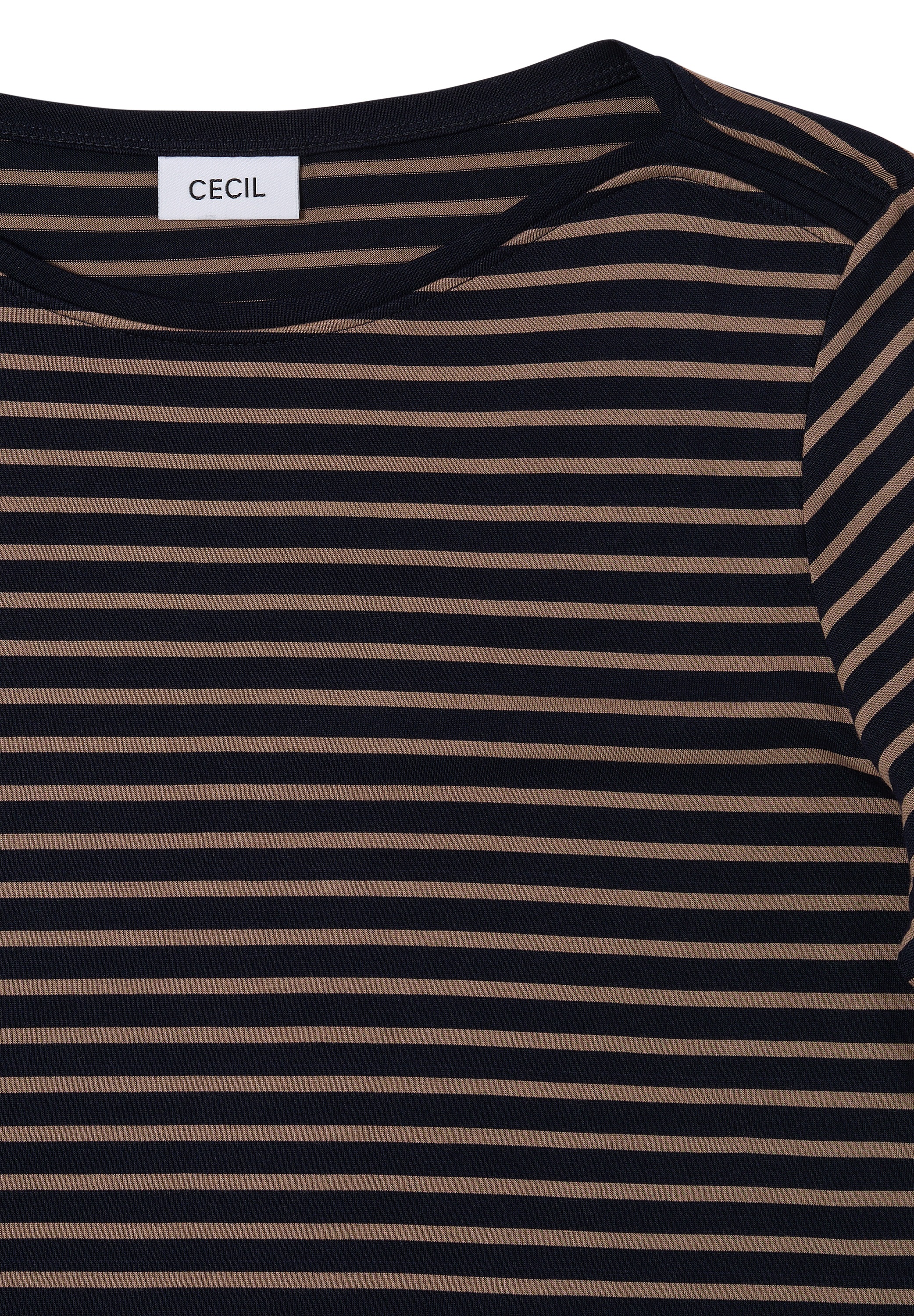 Cecil 3/4-Arm-Shirt, im soften Baumwoll-Mix