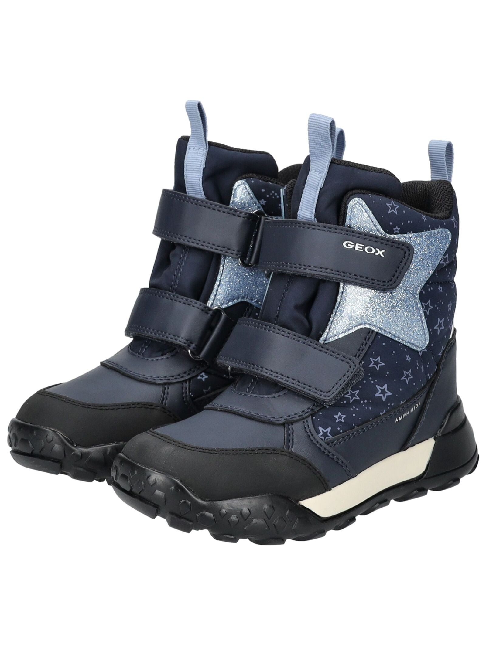 Geox Snowboots »Geox Stiefelette Lederimitat/Textil«