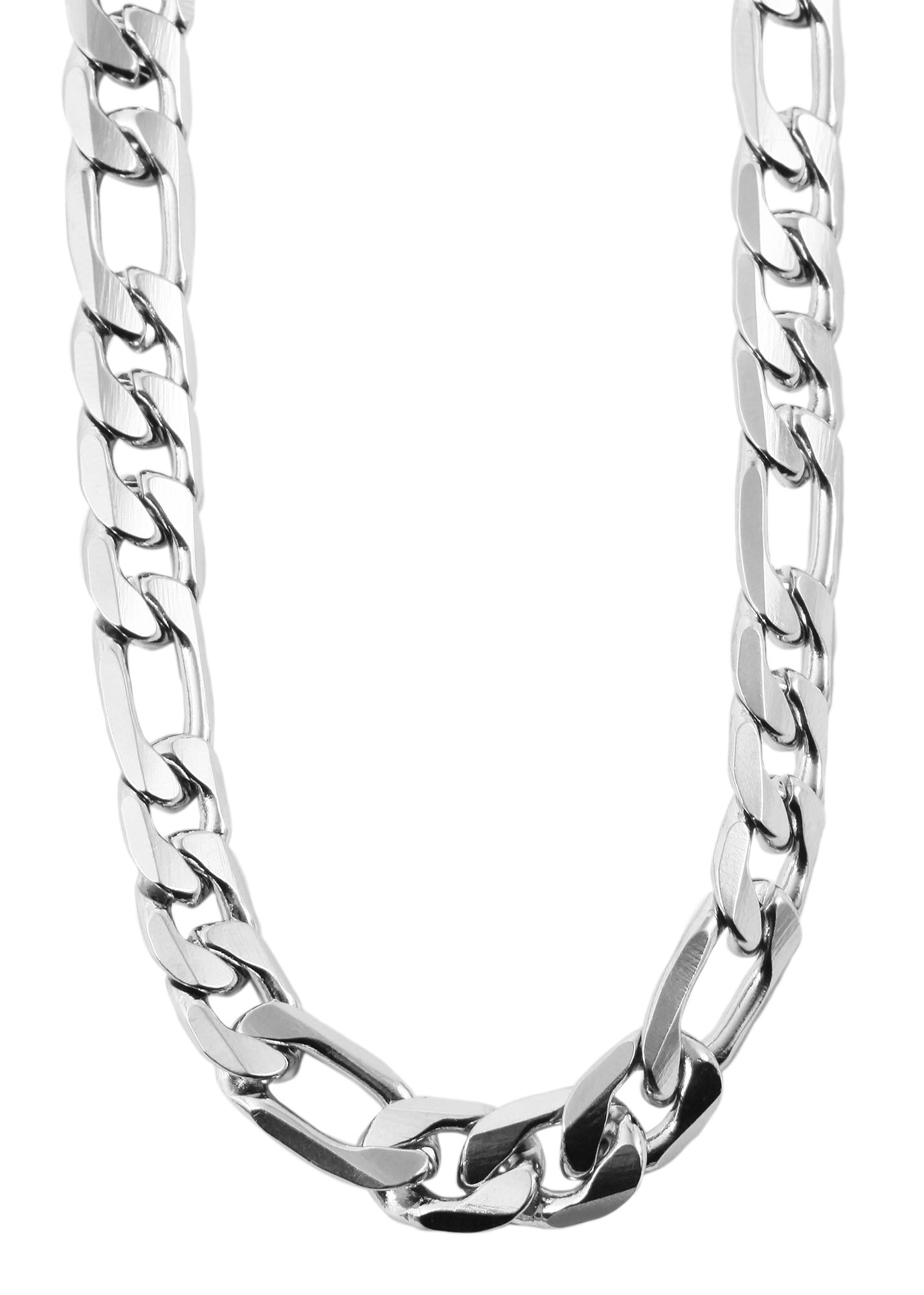 Adelia´s Kette ohne Anhänger »Halskette – Figarokette aus Edelstahl« Perfekt als Geschenk zum Jubiläum