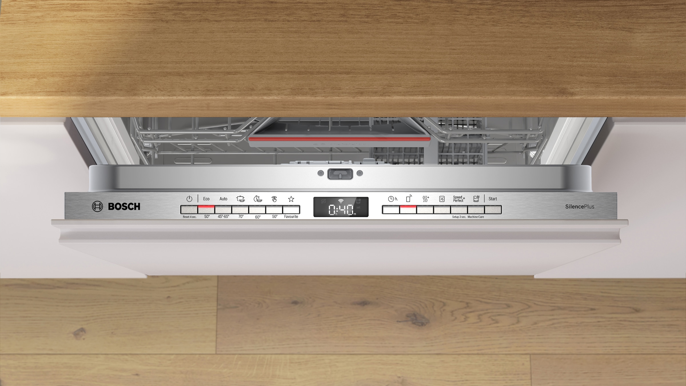 BOSCH vollintegrierbarer Geschirrspüler Serie 4 »SMV4EAX28E«, 13 Maßgedecke