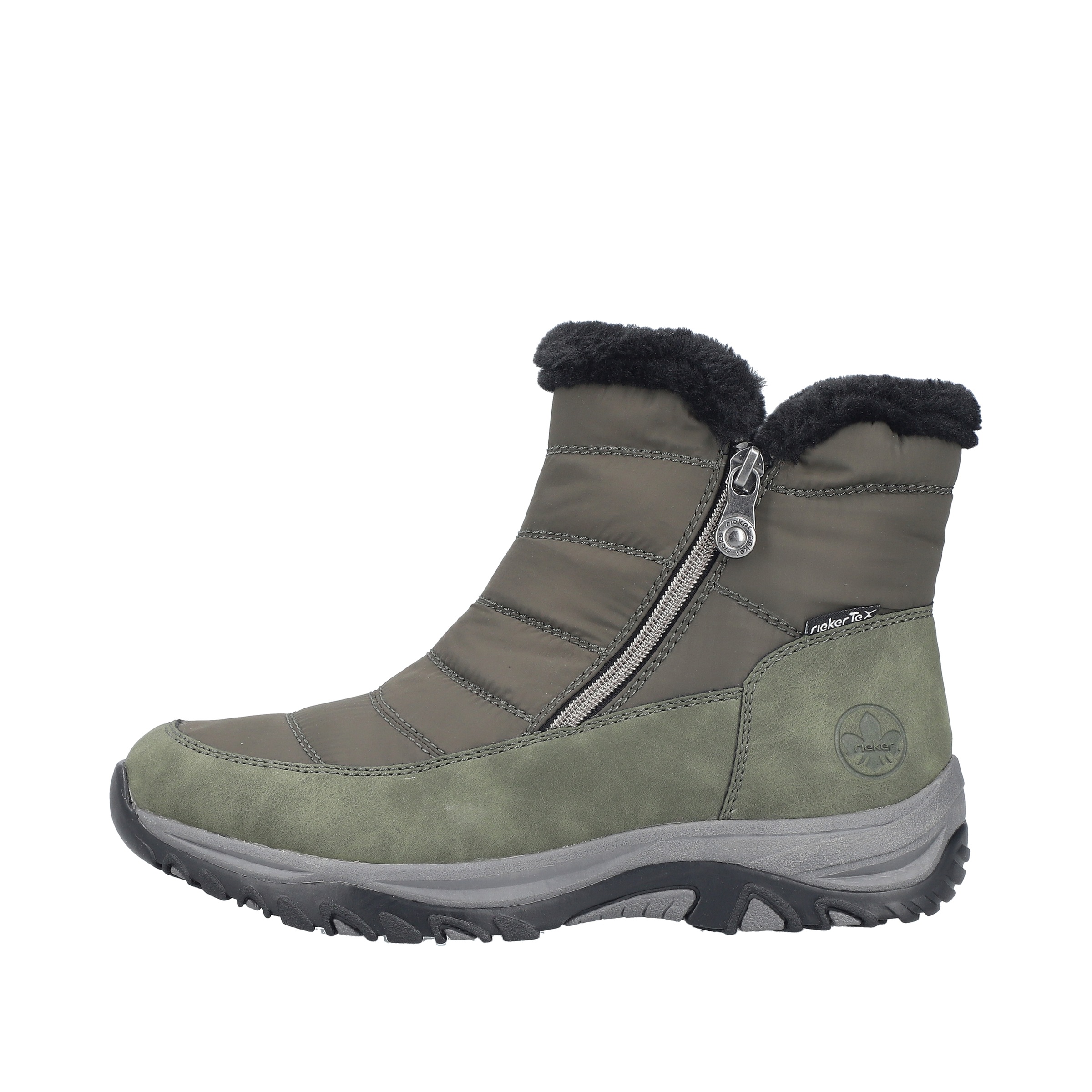 Rieker Winterboots  Winterstiefelette, Snowboots mit Reißverschlüsse und Warmfutter