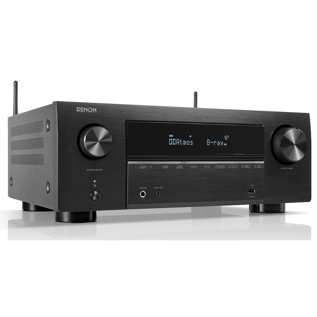 Denon AV-Receiver »AVR-X2800H DAB«, 7.2, (LAN (Ethernet)-Bluetooth-WLAN Sprachsteuerung)