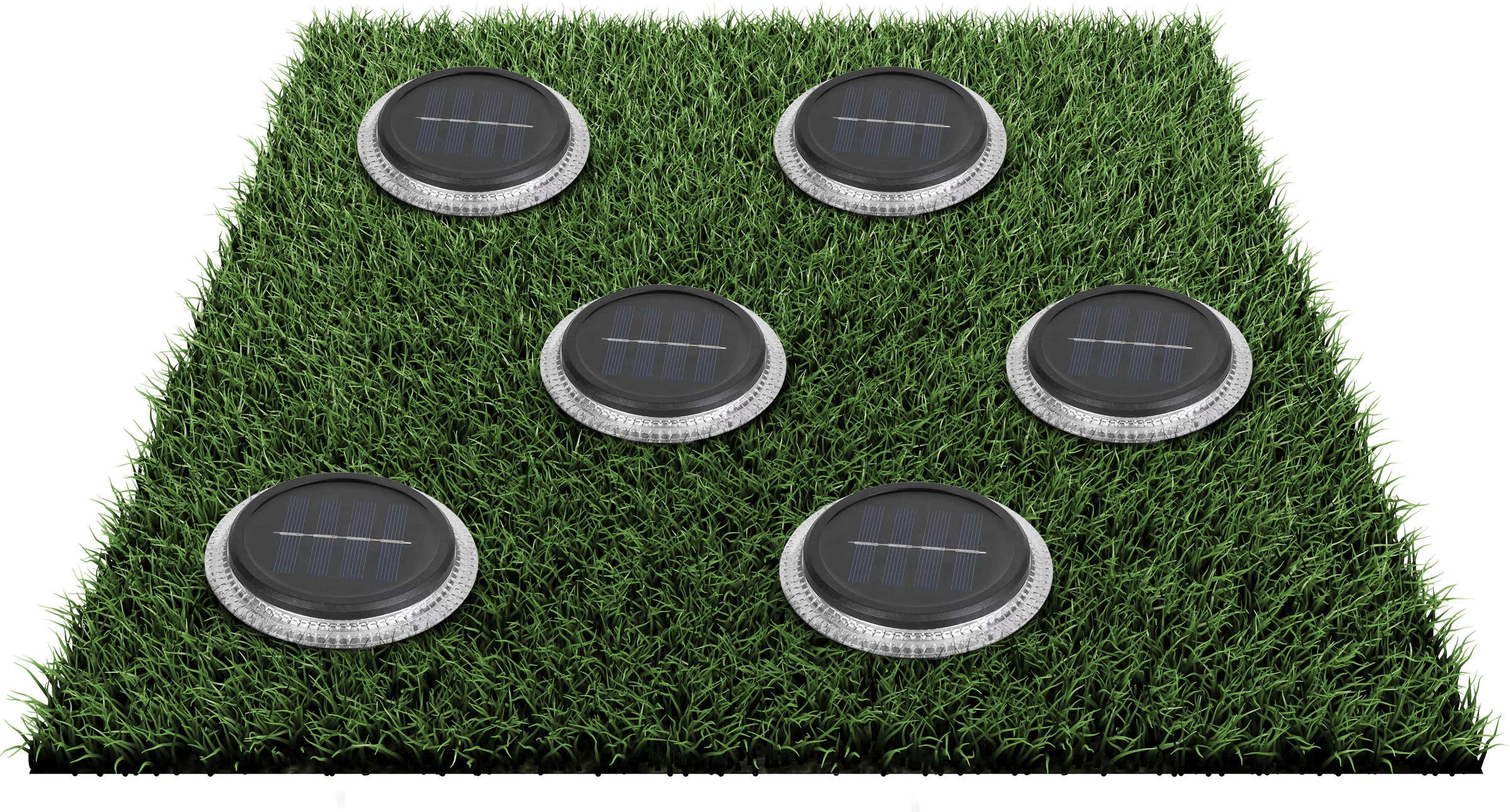 näve LED Solarleuchte "6er Set Solar-Boden-Erdspießleuchte" 1 Stk. Inkl. Dä günstig online kaufen