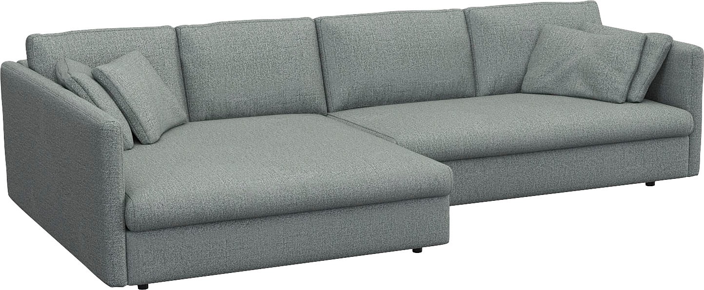 FLEXLUX Ecksofa "Lovane" Weich & anschmiegsam, große Sitztiefe auf Kaltscha günstig online kaufen