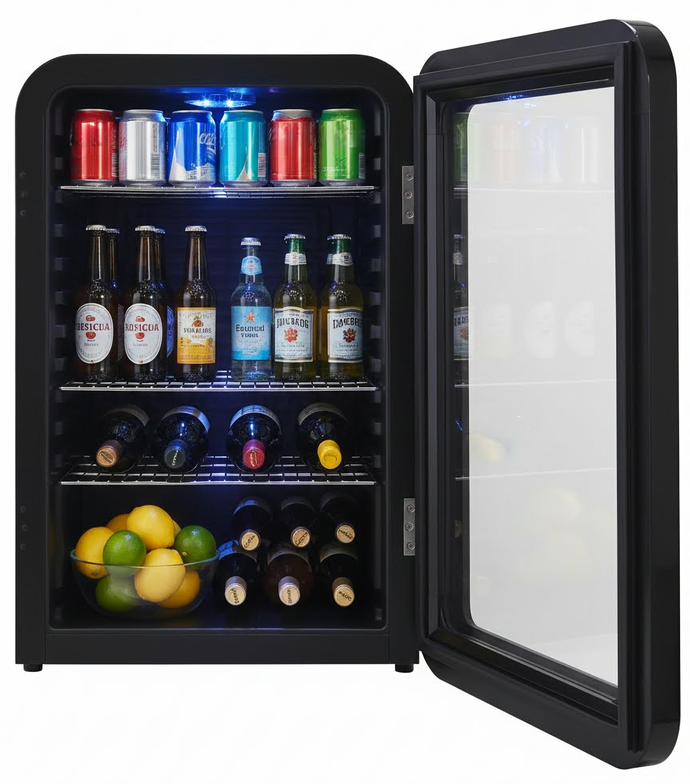 Hanseatic Getränkekühlschrank "HBC115ERBH" 83,5 cm hoch 55 cm breit günstig online kaufen