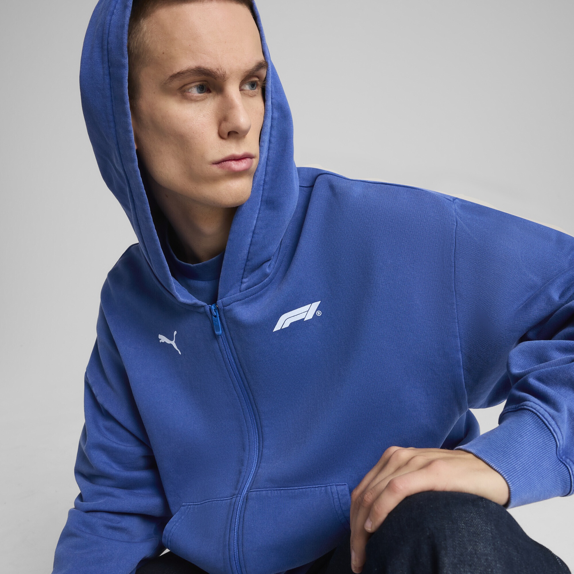PUMA Sweatjacke »F1® Graphic Hoodie mit durchgehendem Reißverschluss Herren«