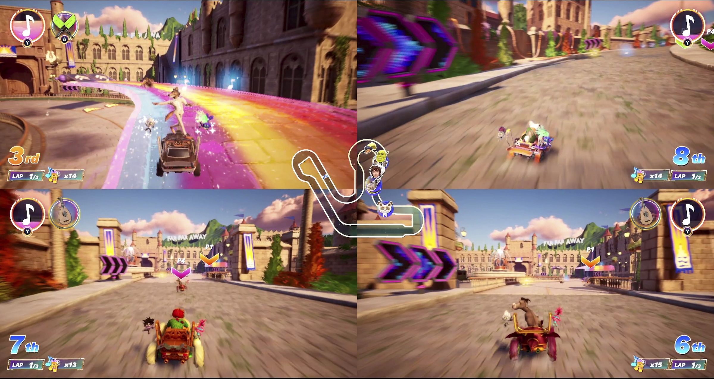 NBG Spielesoftware »Dreamworks All-Star KartRacing«, Nintendo Switch