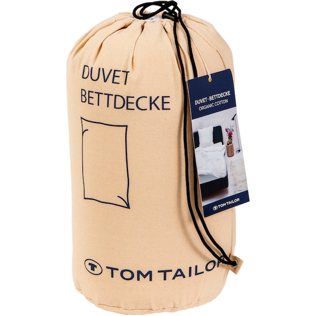 TOM TAILOR HOME Baumwollbettdecke »Bettdecke Tom Taillor BIO-Baumwolle«,  normal, Bezug Baumwolle, (1 St.) | BAUR