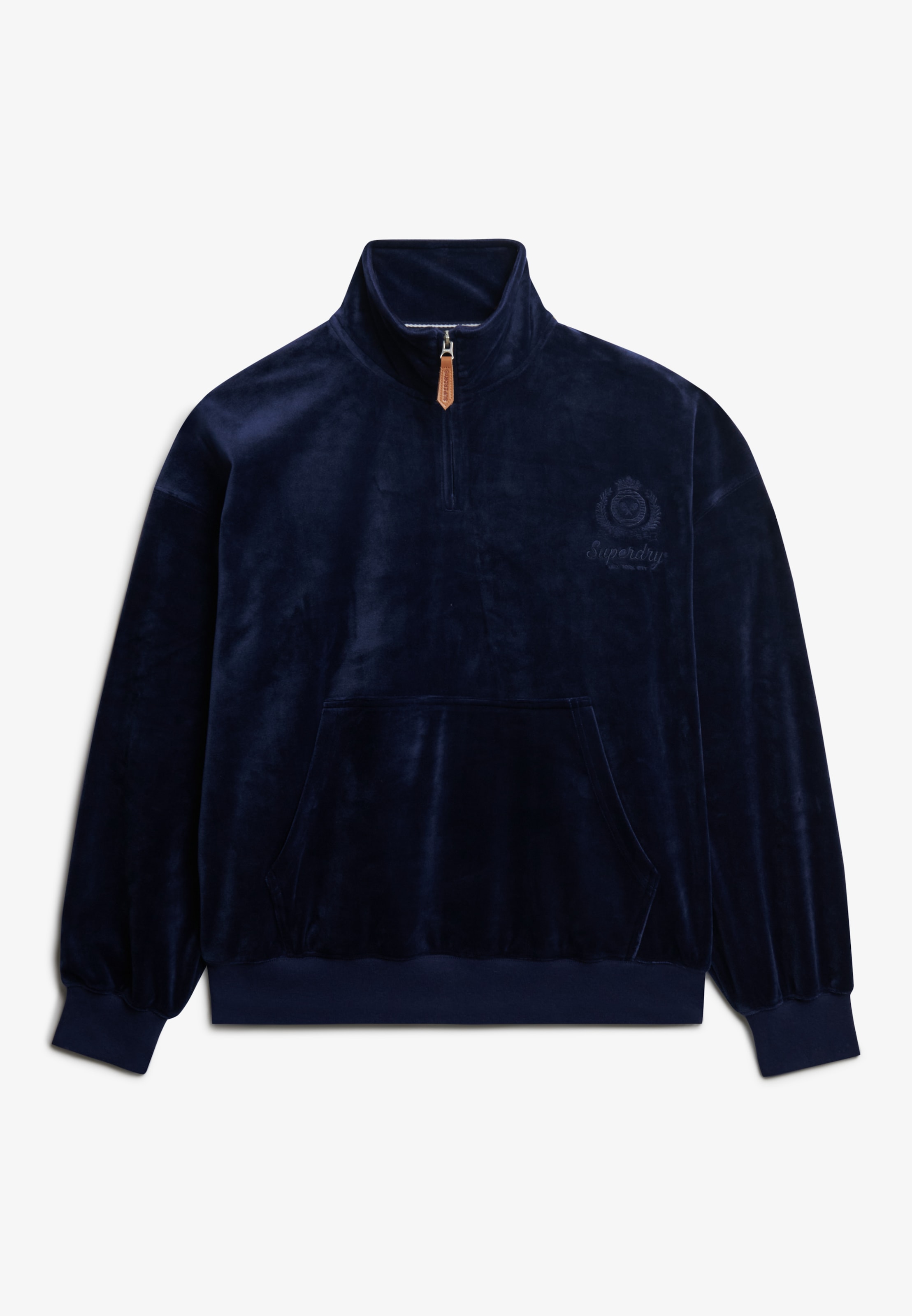 Superdry Sweatshirt »COUNTRY CLUB VELOUR 1/4 ZIP«