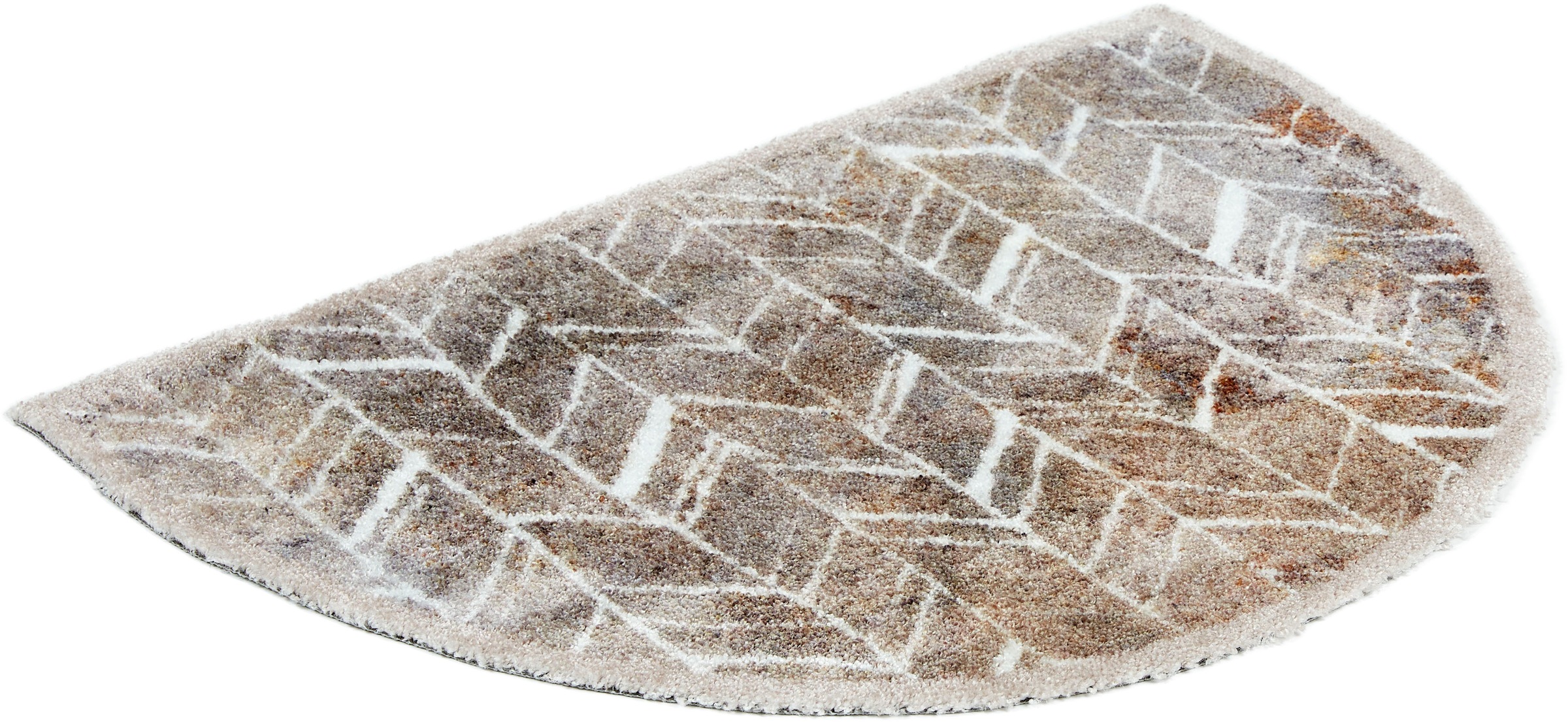 ASTRA Fußmatte »Pure&Soft 018« halbrund 7 mm Höhe Sauberlaufmatte, weiche Oberfläche, waschbar, rutschfest