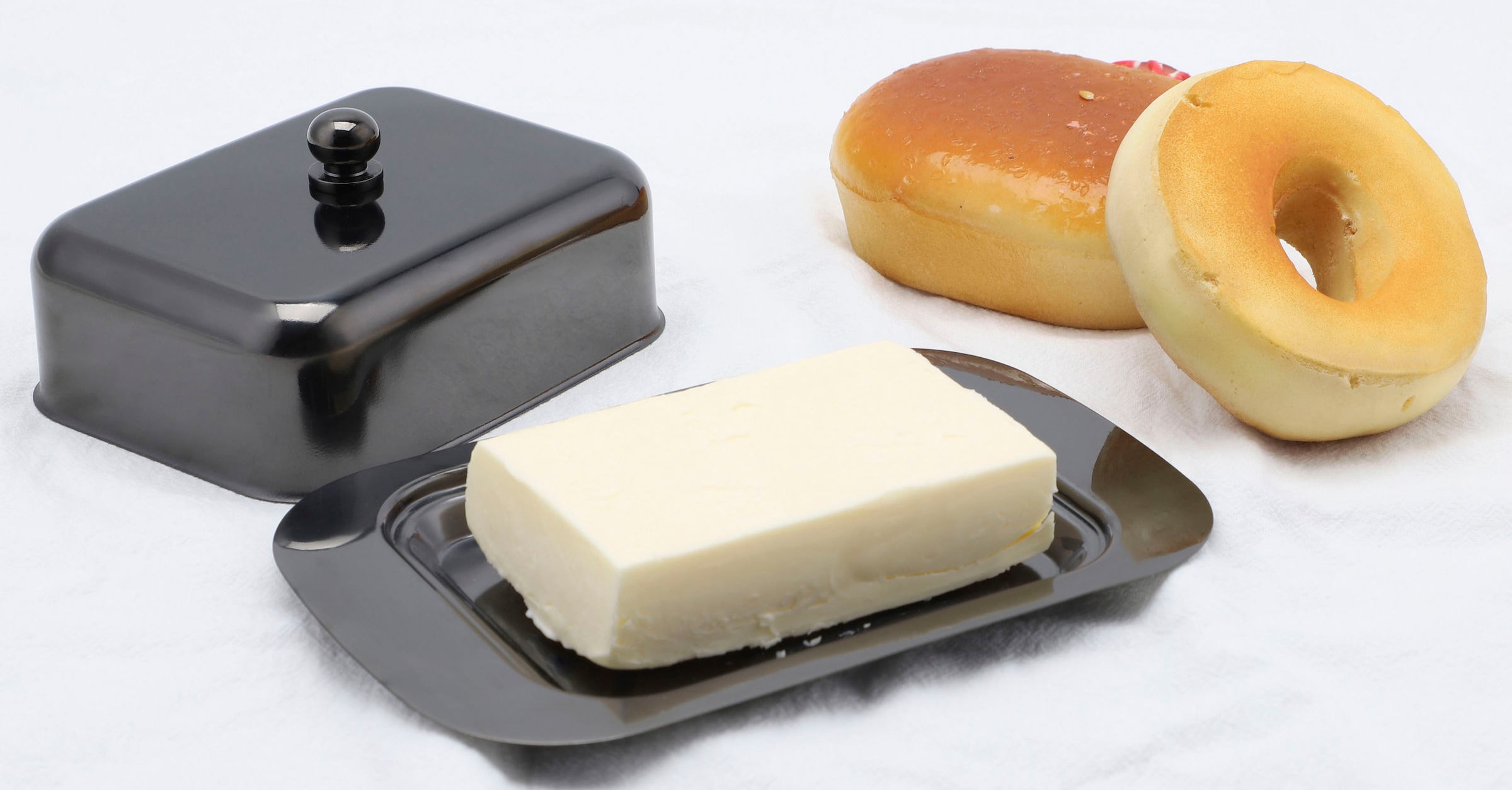 ECHTWERK Butterdose, (1 tlg.), Butterschale, Butterbox mit Deckel, 250 gr