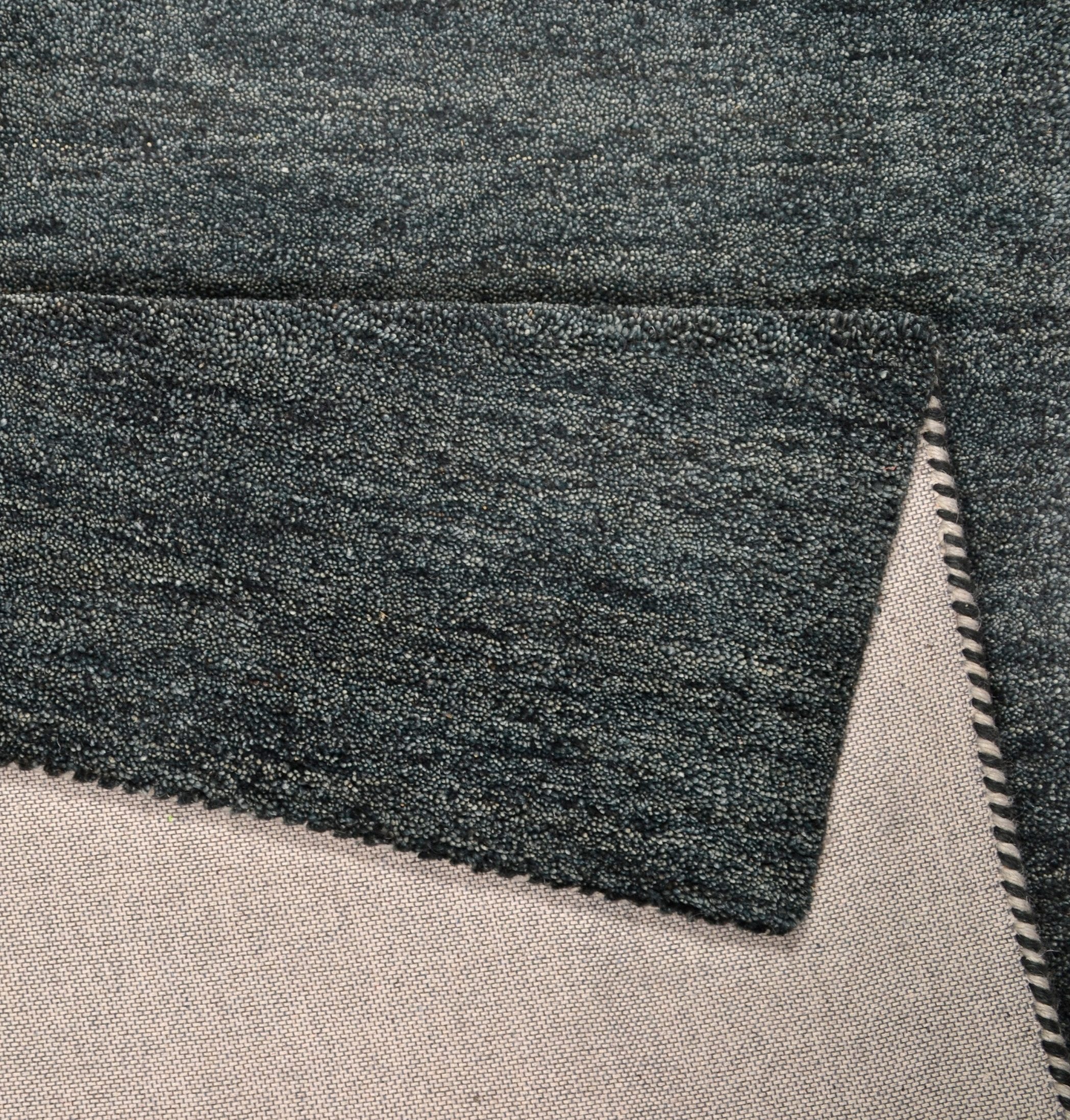THEKO Wollteppich »Haltu Uni«, rechteckig, Handweb Teppich, reine Wolle, Uni-Farben, meliert, handgewebt