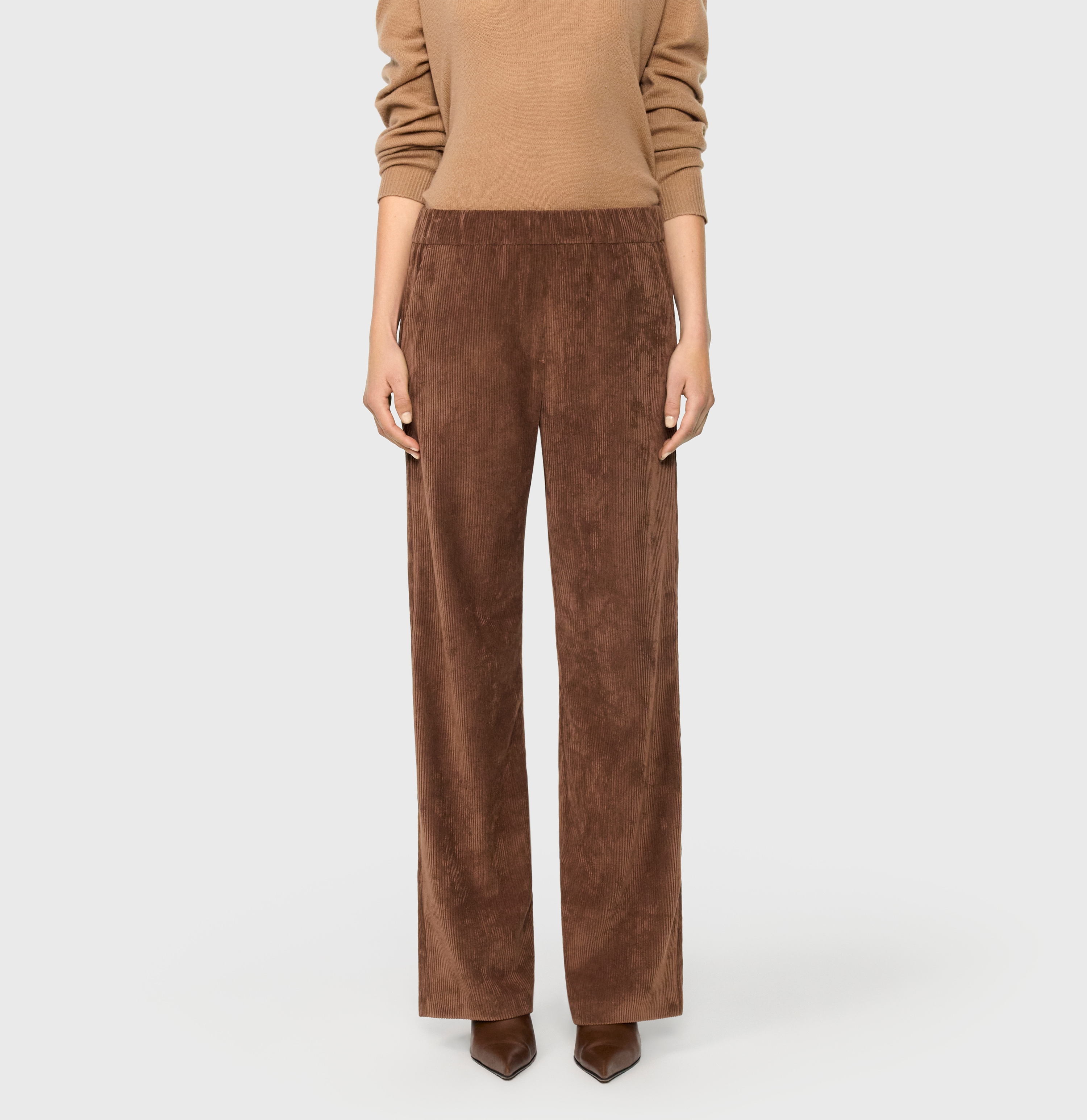 MAC Cordhose "CHIARA" mit weitem Bein