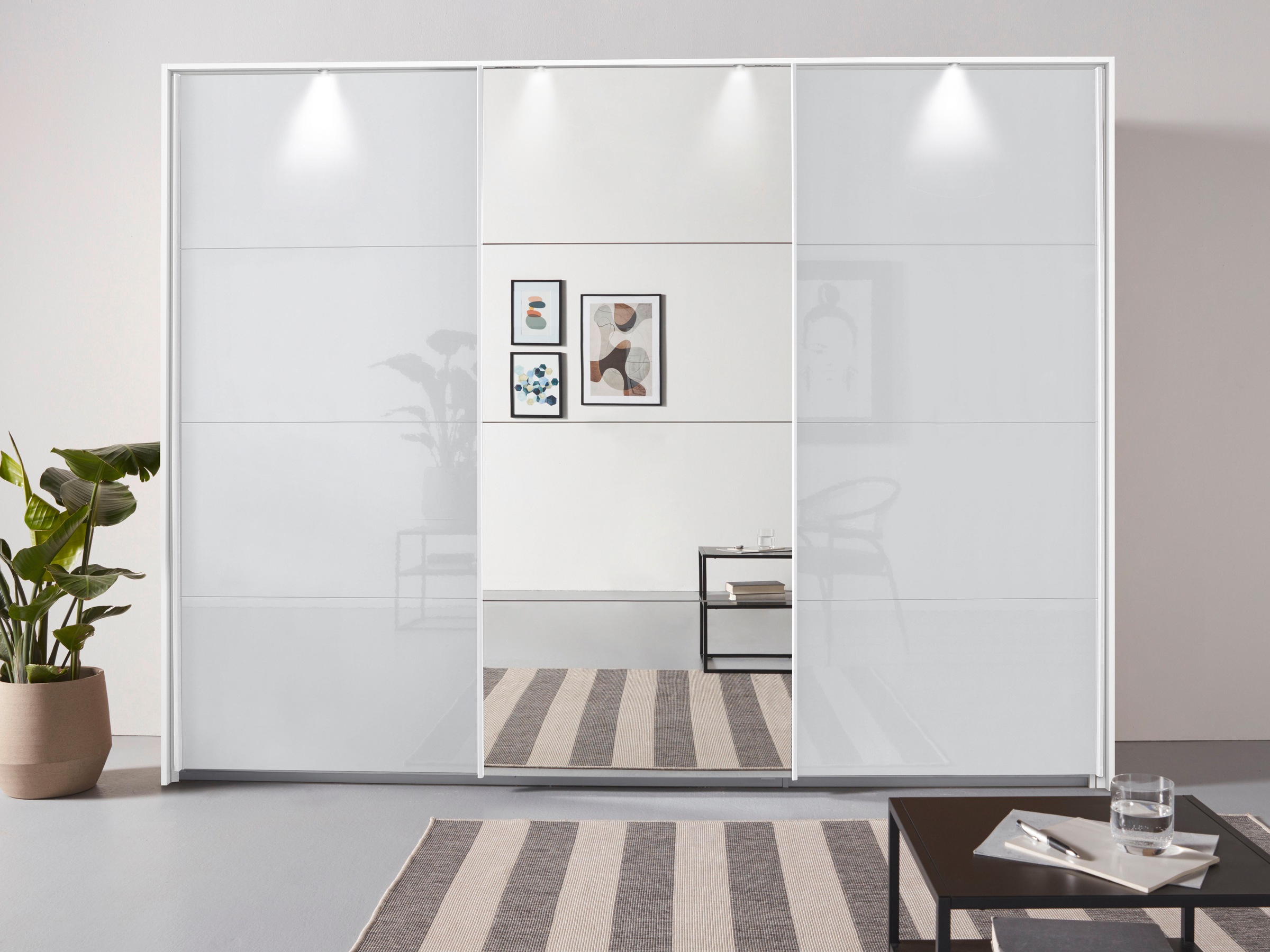 rauch Schwebetürenschrank "Kleiderschrank Schrank Garderobe OTELI inkl. 3 I günstig online kaufen