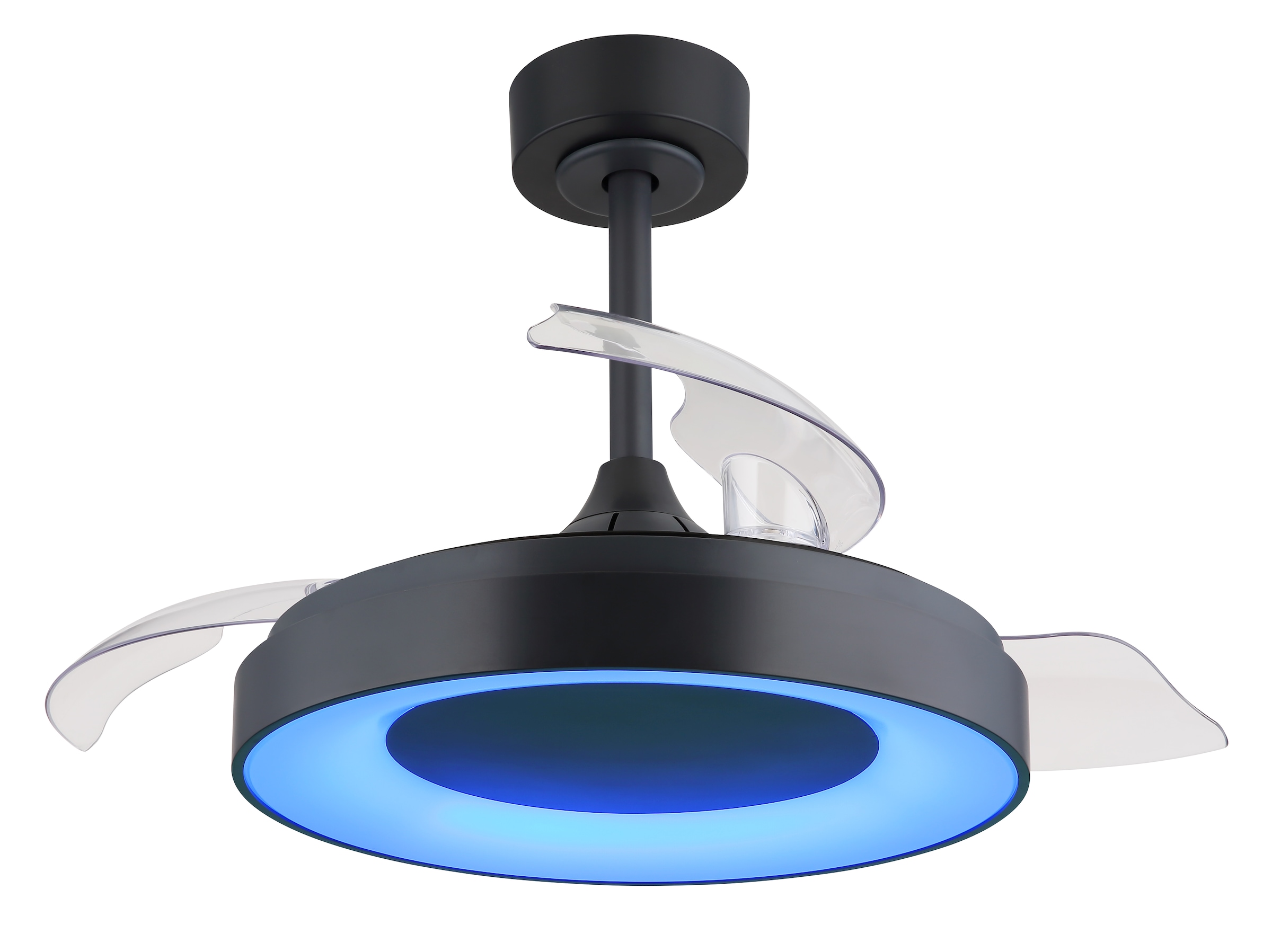 GLOBO LIGHTING Deckenleuchte »ELINA«, Leuchtmittel LED-Modul | LED fest integriert, Ventilator / Schlafzimmer / Wohnzimmer / Arbeitszimmer/ rund /3 Flügel