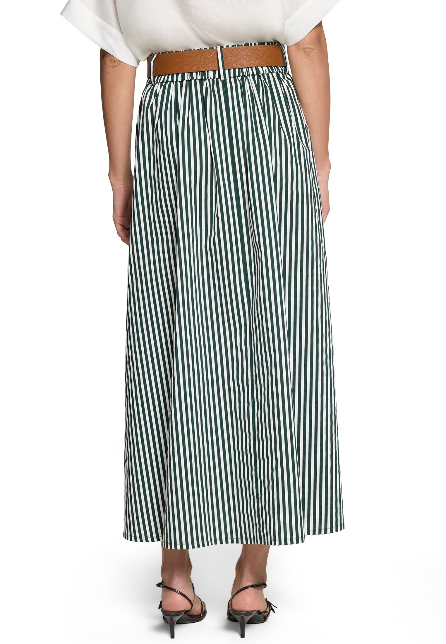 Zero Maxirock »Damen mit Gürtel« Gürtel