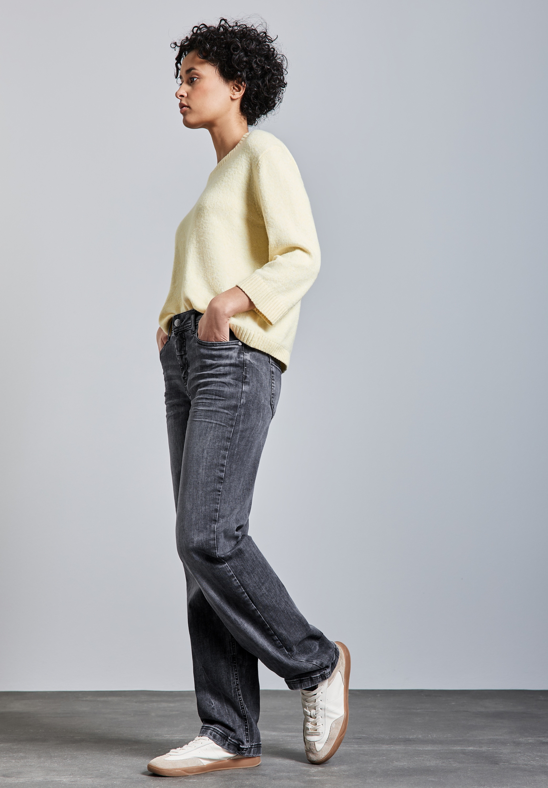 STREET ONE Comfort-fit-Jeans, High Waist