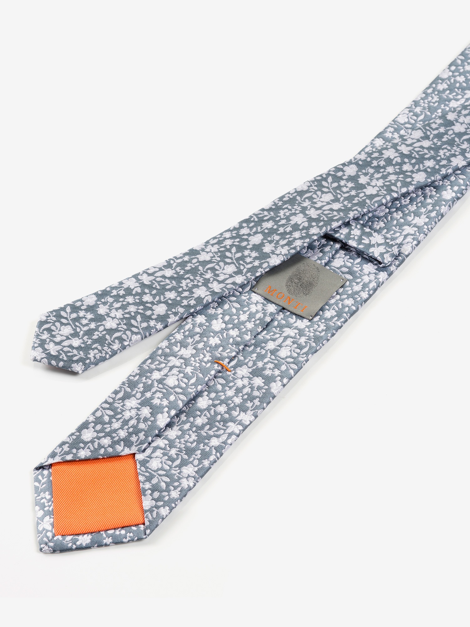 Thumbnail - MONTI Krawatte 1 Stk. tlg. aus reiner Seide, mit Blumenmuster, 6,5 cm breit
