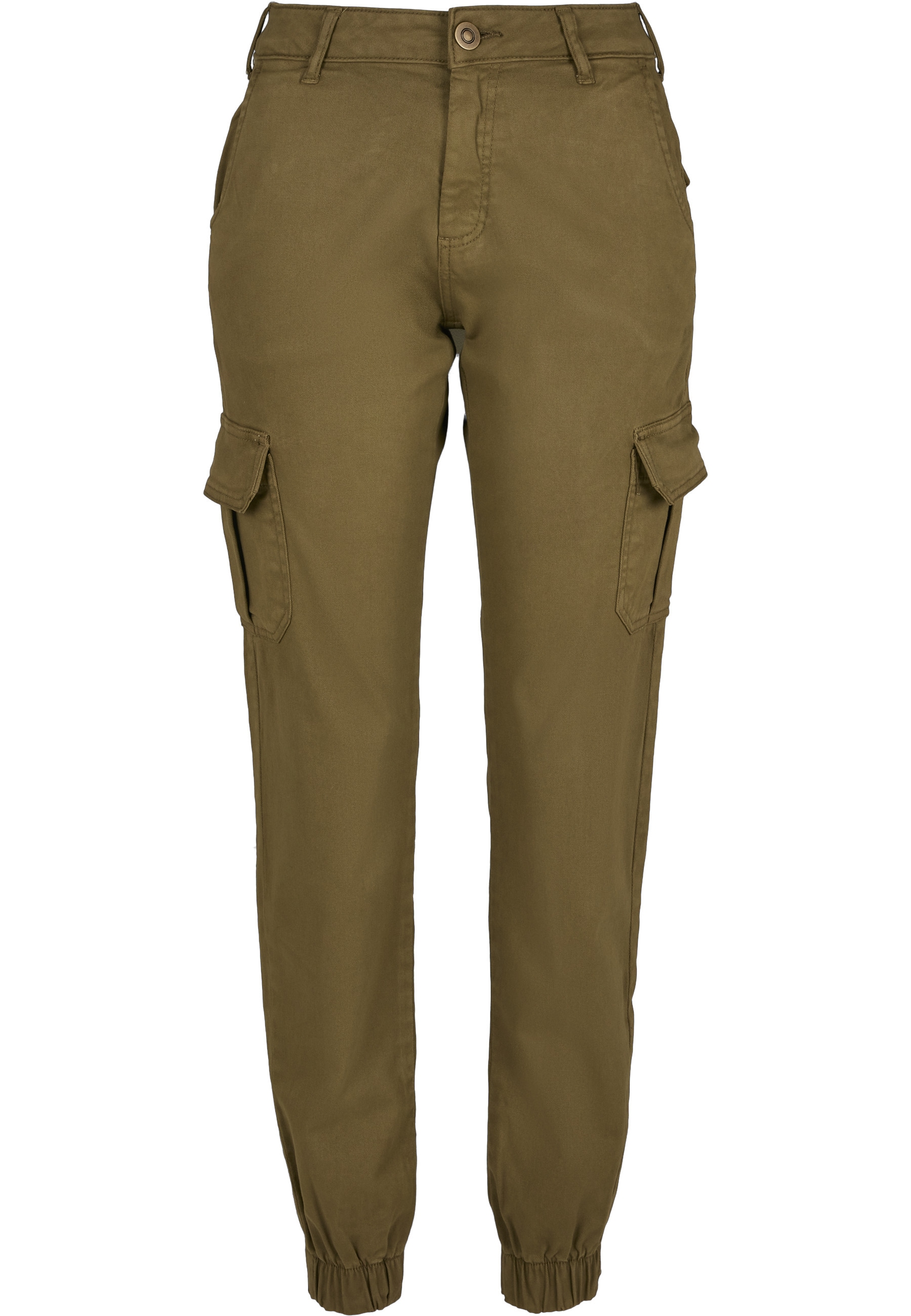 URBAN CLASSICS Cargohose "Urban Classics Damen Ladies High Waist Cargo Pant günstig online kaufen