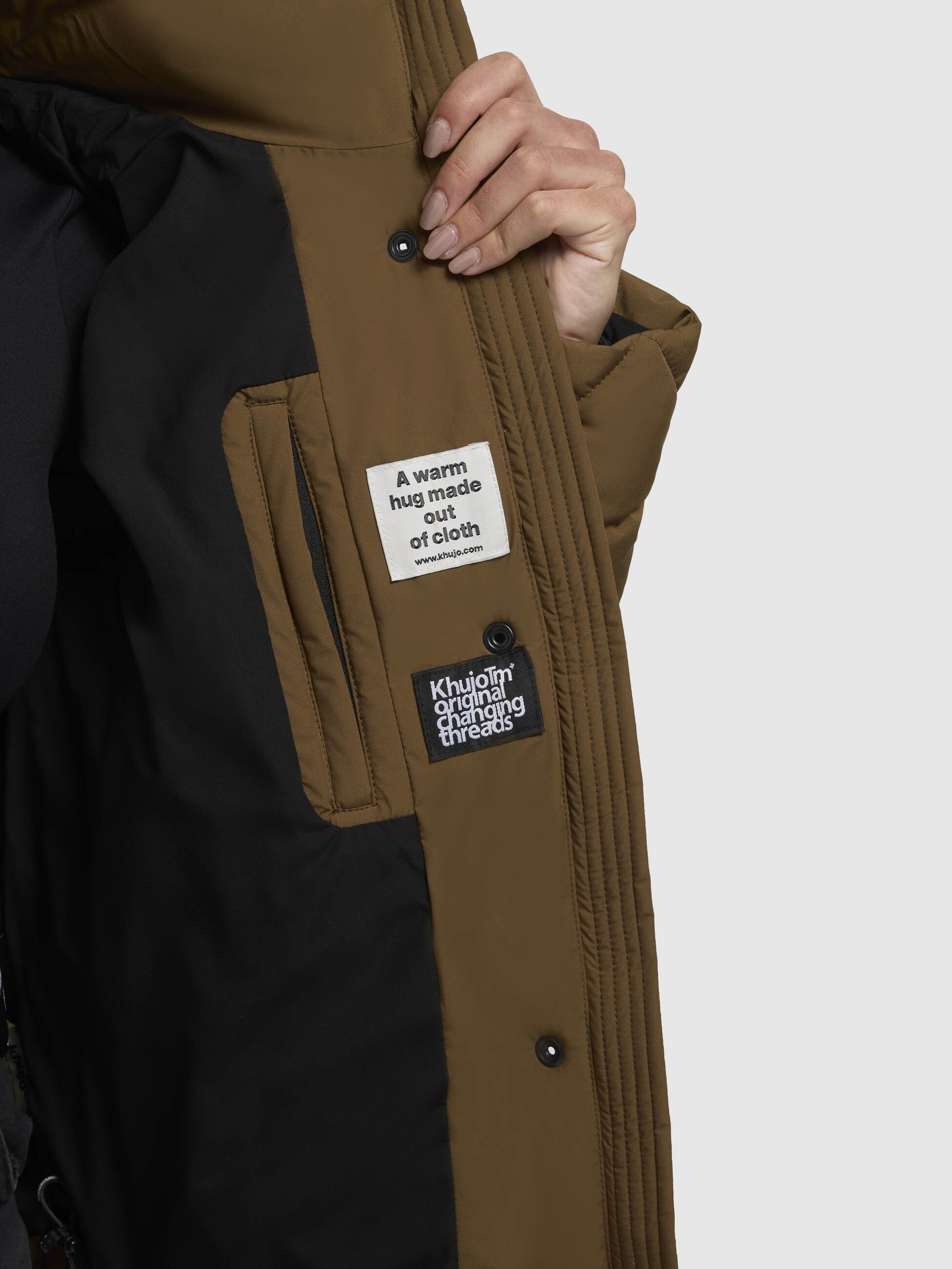 khujo Steppjacke »KIMBA«, mit Kapuze