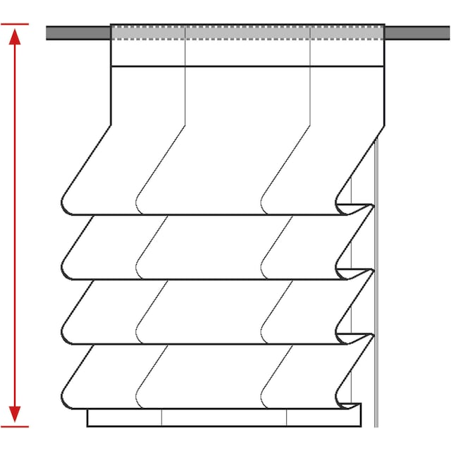 Neutex for you! Raffrollo »Vienna-ECO«, mit Stangendurchzug, freihängend |  BAUR